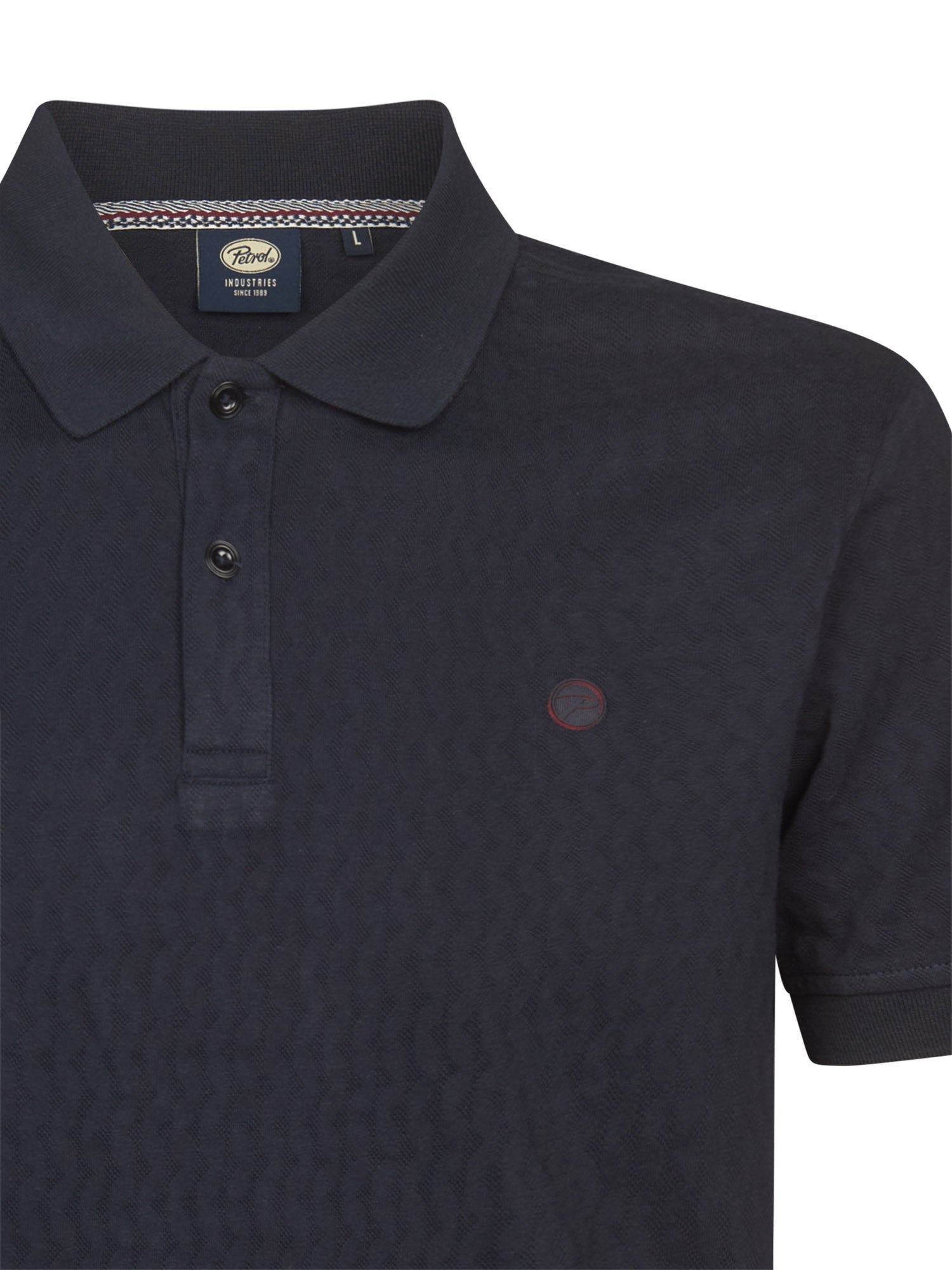 Petrol Industries Men Polo Short Sleeve Regular Fit Navy Blue