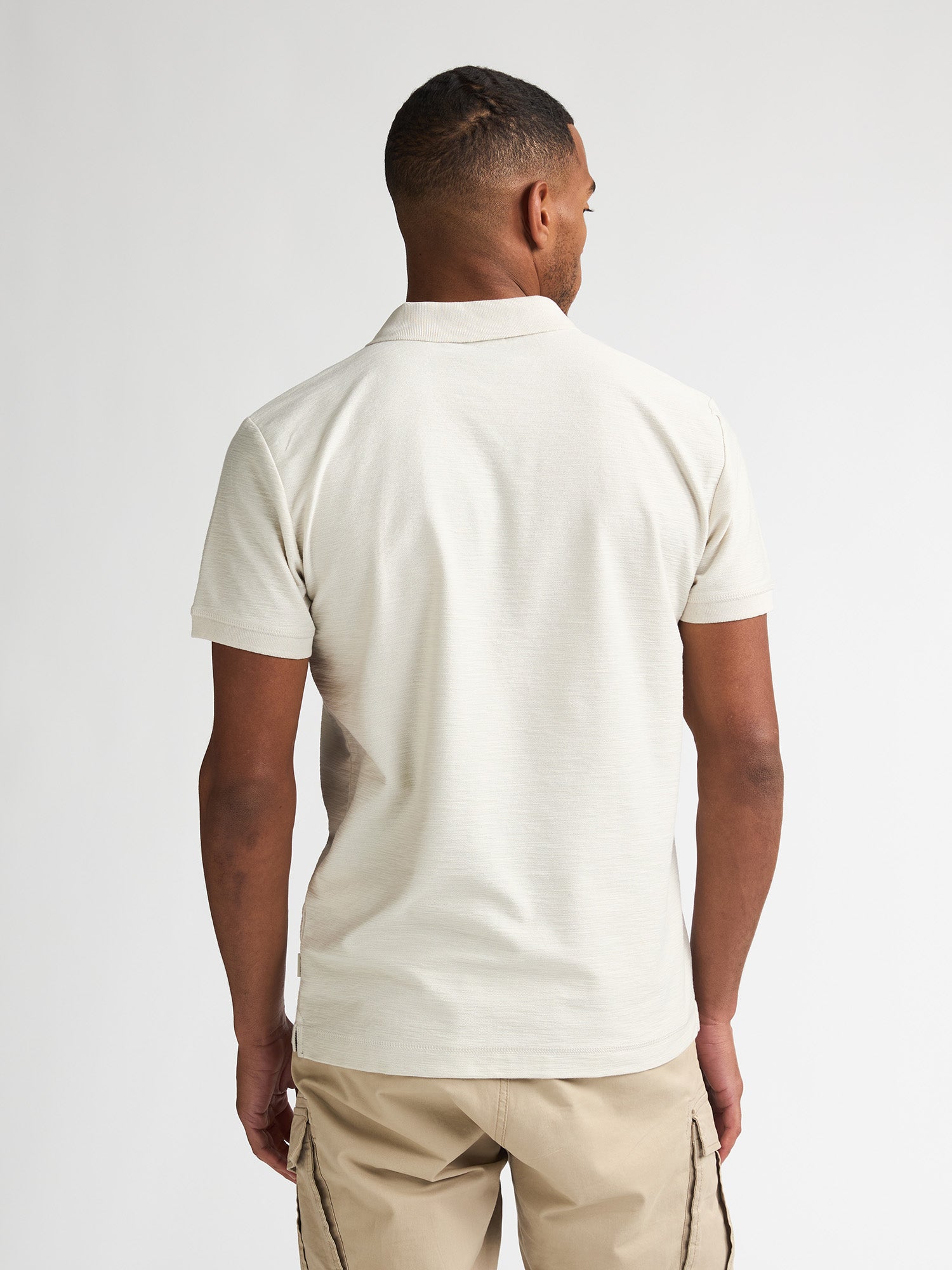 Petrol Industries Men Polo Short Sleeve Regular Fit Seashell