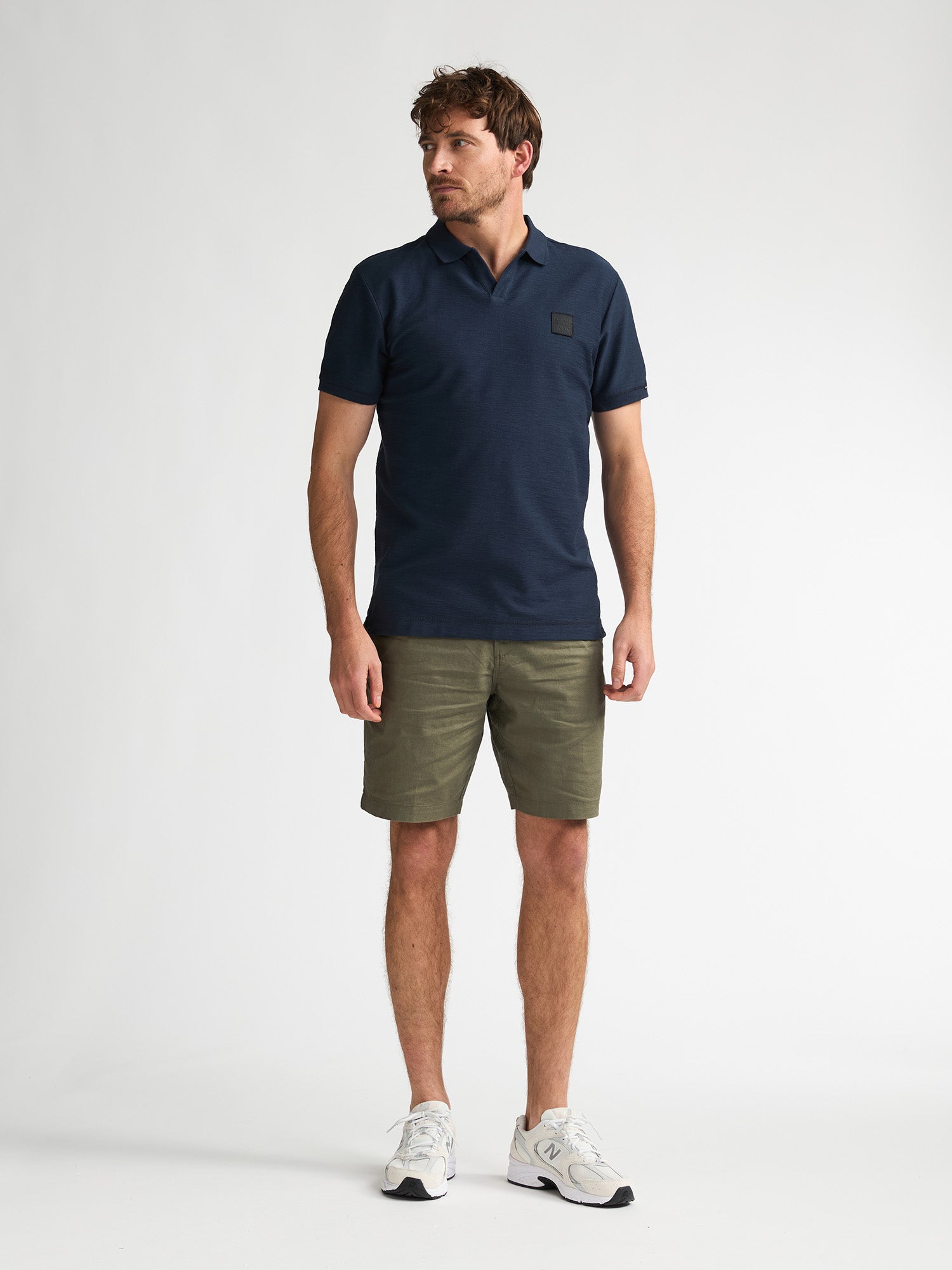 Petrol Industries Men Polo Short Sleeve Regular Fit Navy Blue