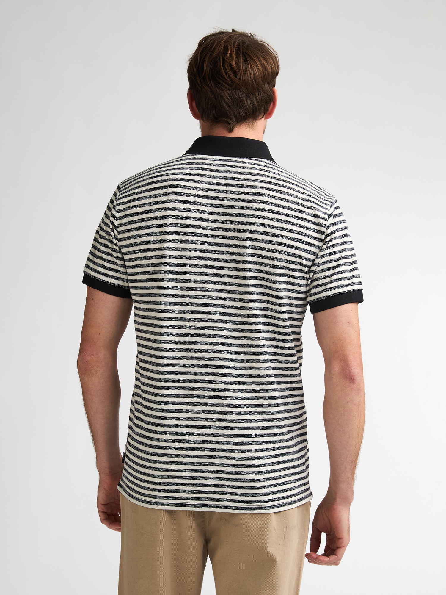 Petrol Industries Men Polo Short Sleeve Regular Fit Black