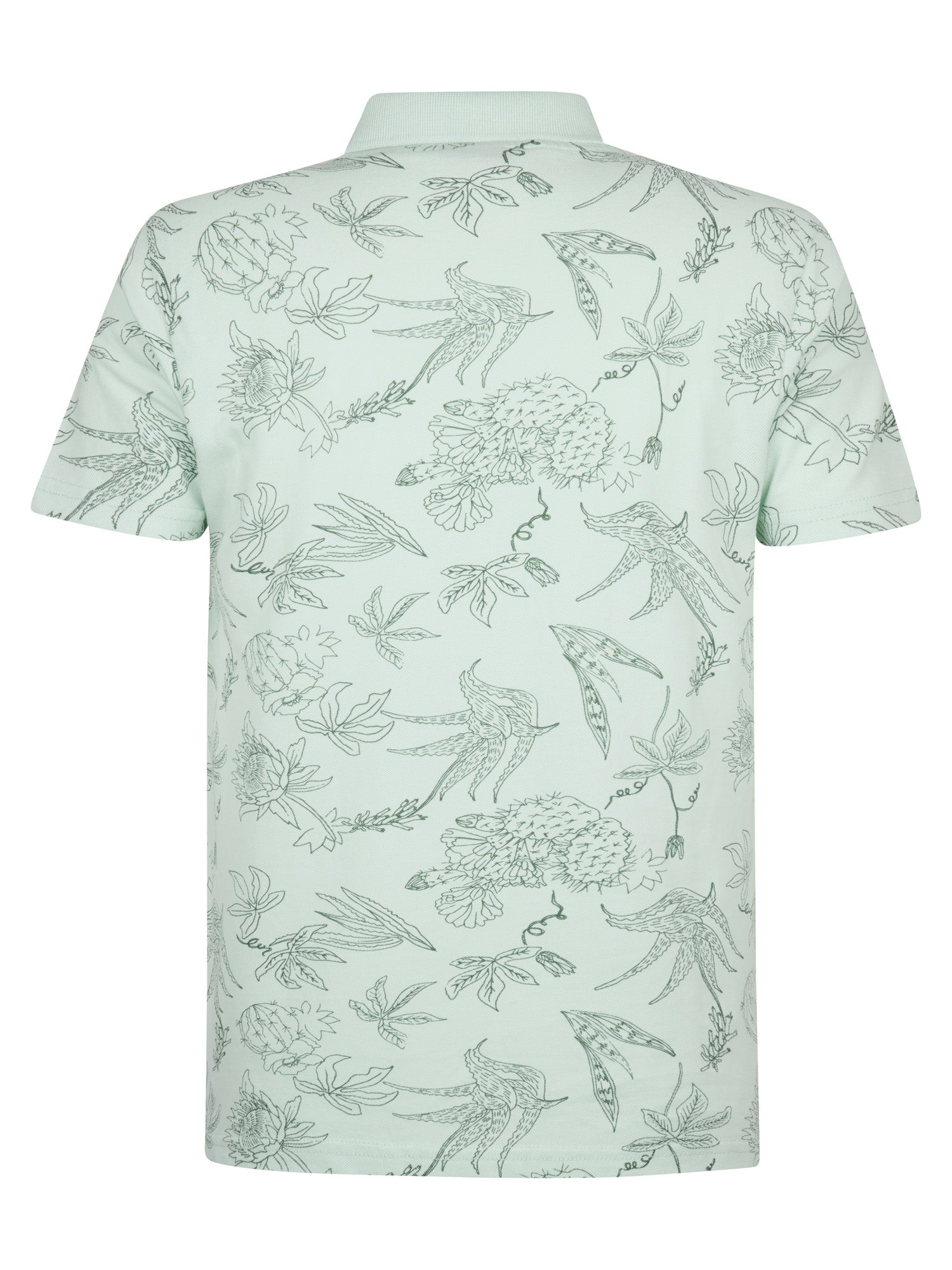 Petrol Industries Men Polo Short Sleeve Regular Fit Cool Mint