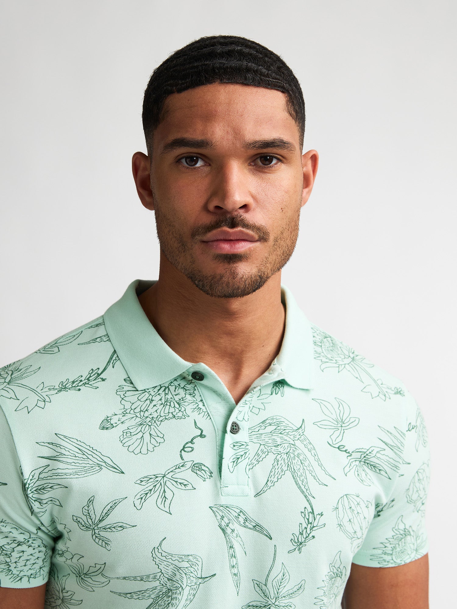 Petrol Industries Men Polo Short Sleeve Regular Fit Cool Mint