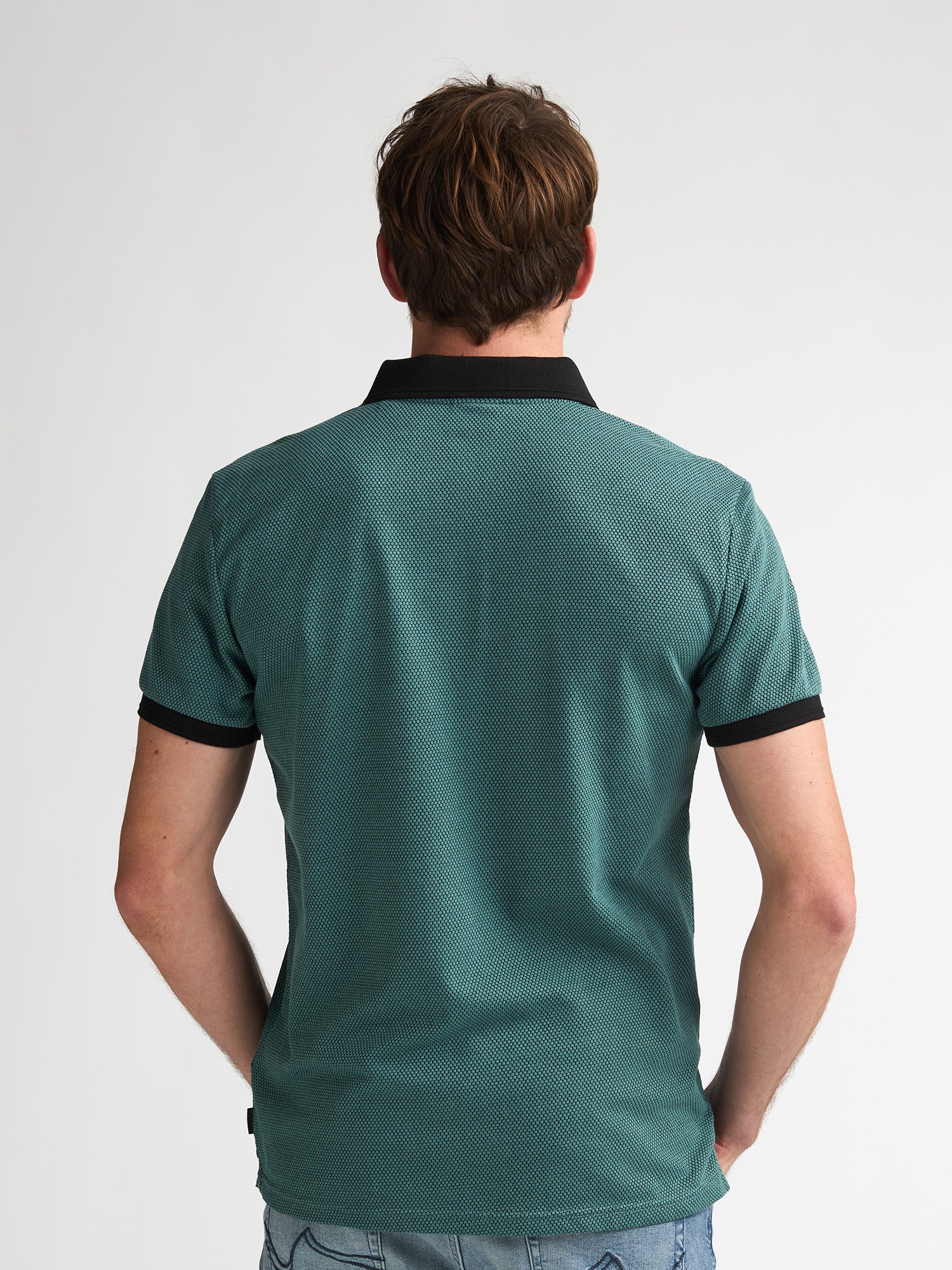 Petrol Industries Men Polo Short Sleeve Regular Fit Oil Green