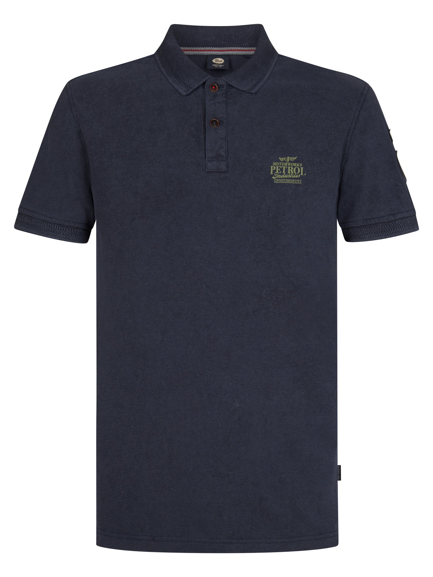 Petrol Industries Men Polo Short Sleeve Regular Fit Navy Blue