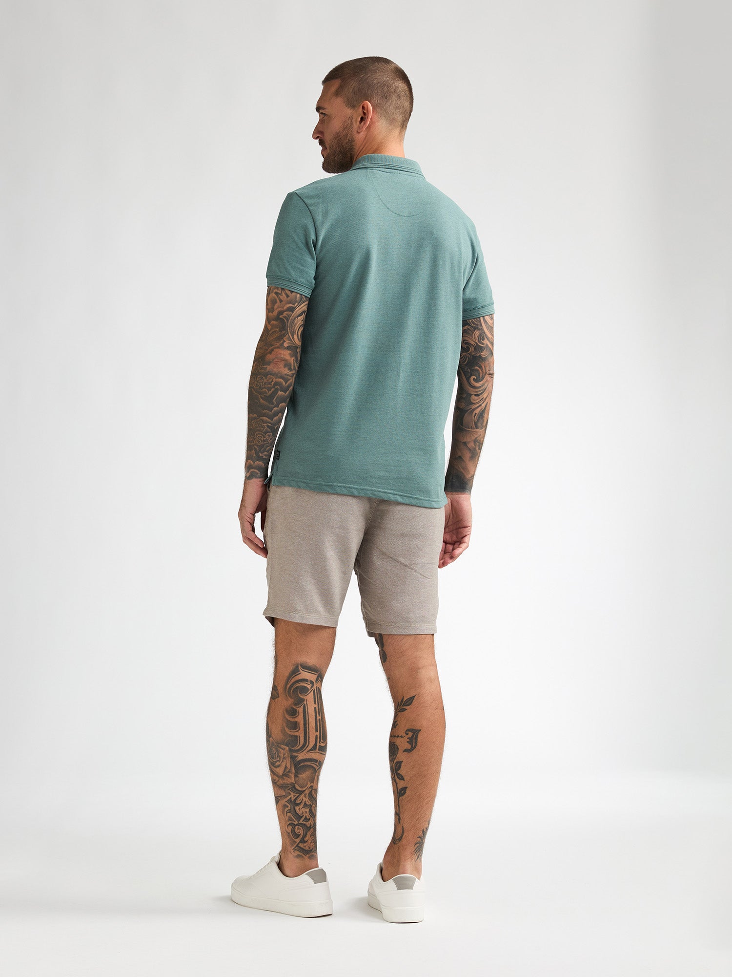 Petrol Industries Men Polo Short Sleeve Regular Fit Oil Green