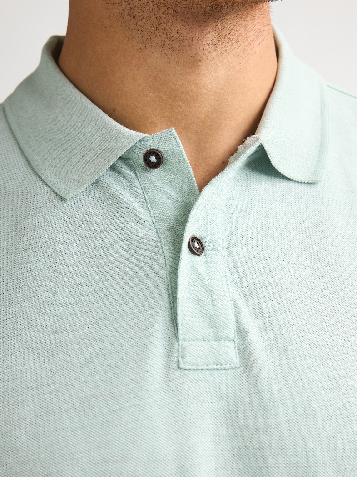Petrol Industries Men Polo Short Sleeve Regular Fit Cool Mint