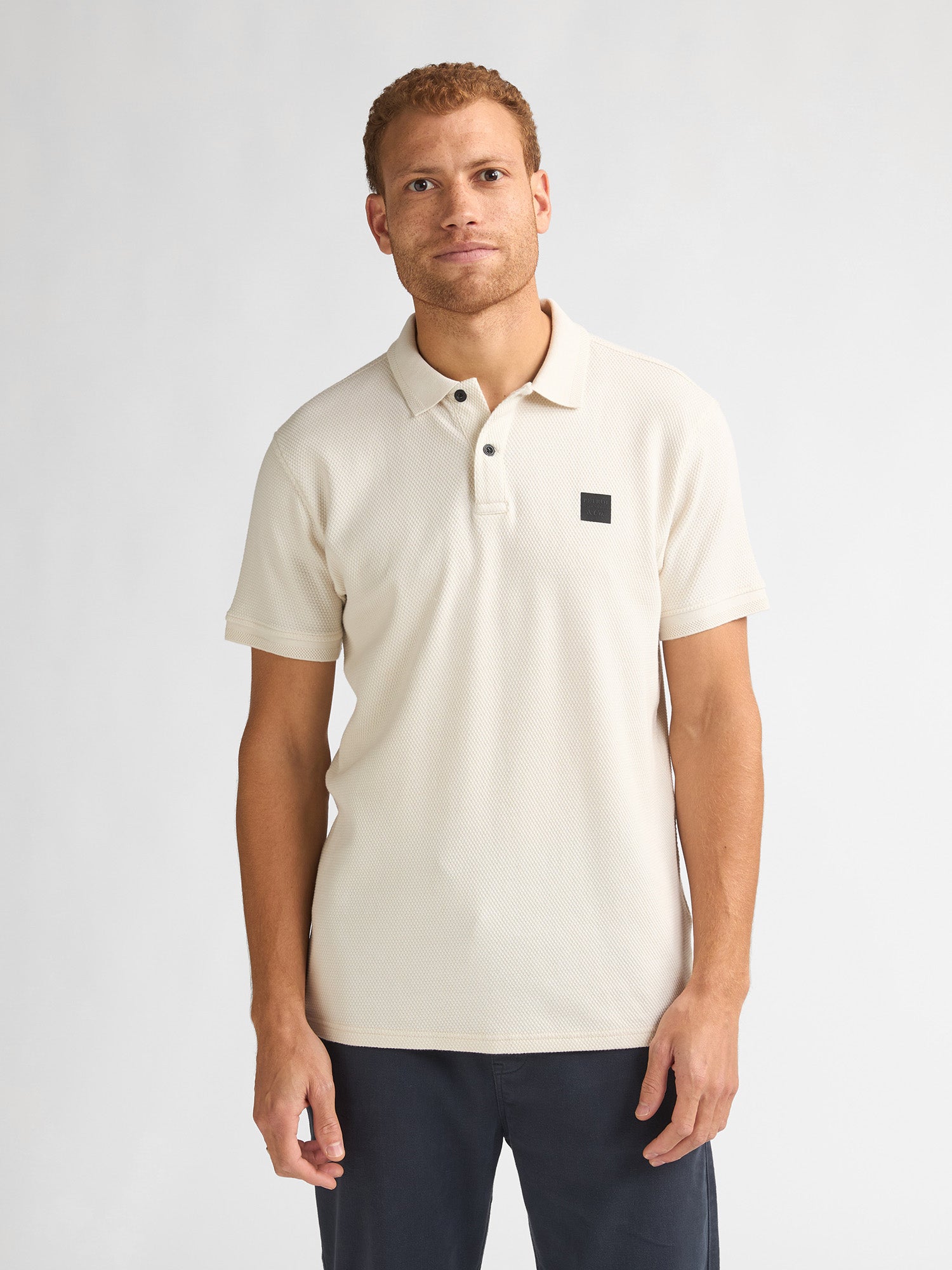 Petrol Industries Men Polo Short Sleeve Regular Fit Seashell