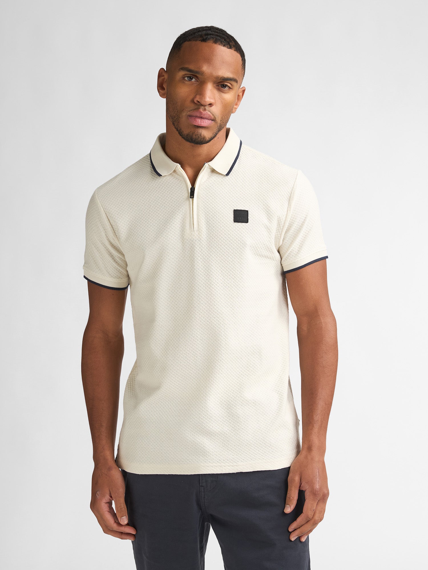 Petrol Industries Men Polo Short Sleeve Regular Fit Seashell