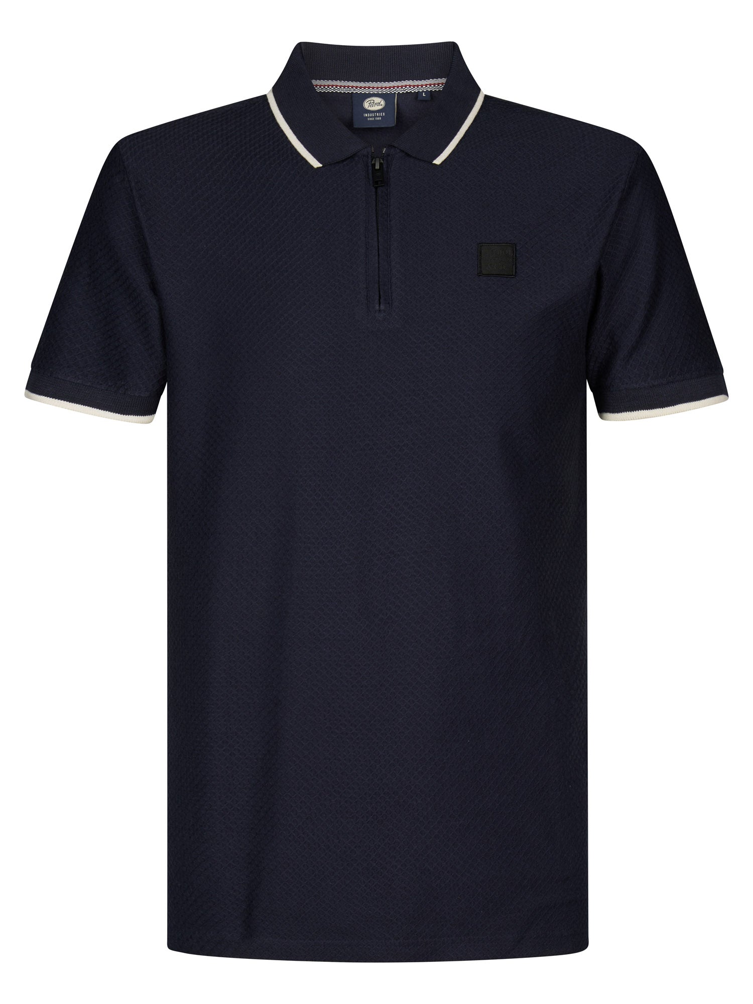 Petrol Industries Men Polo Short Sleeve Regular Fit Navy Blue