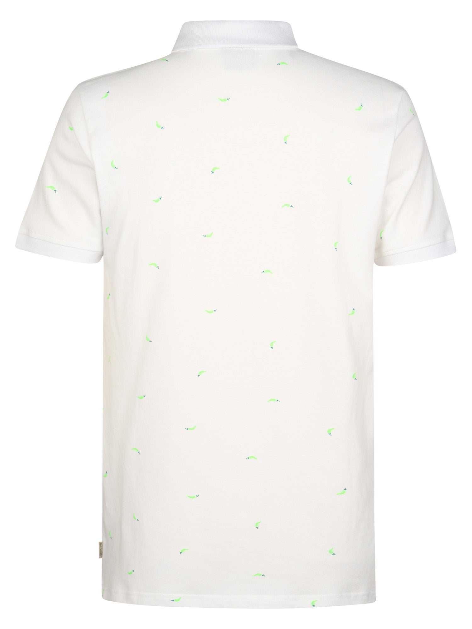 Petrol Industries Men Polo Short Sleeve Regular Fit Bright White