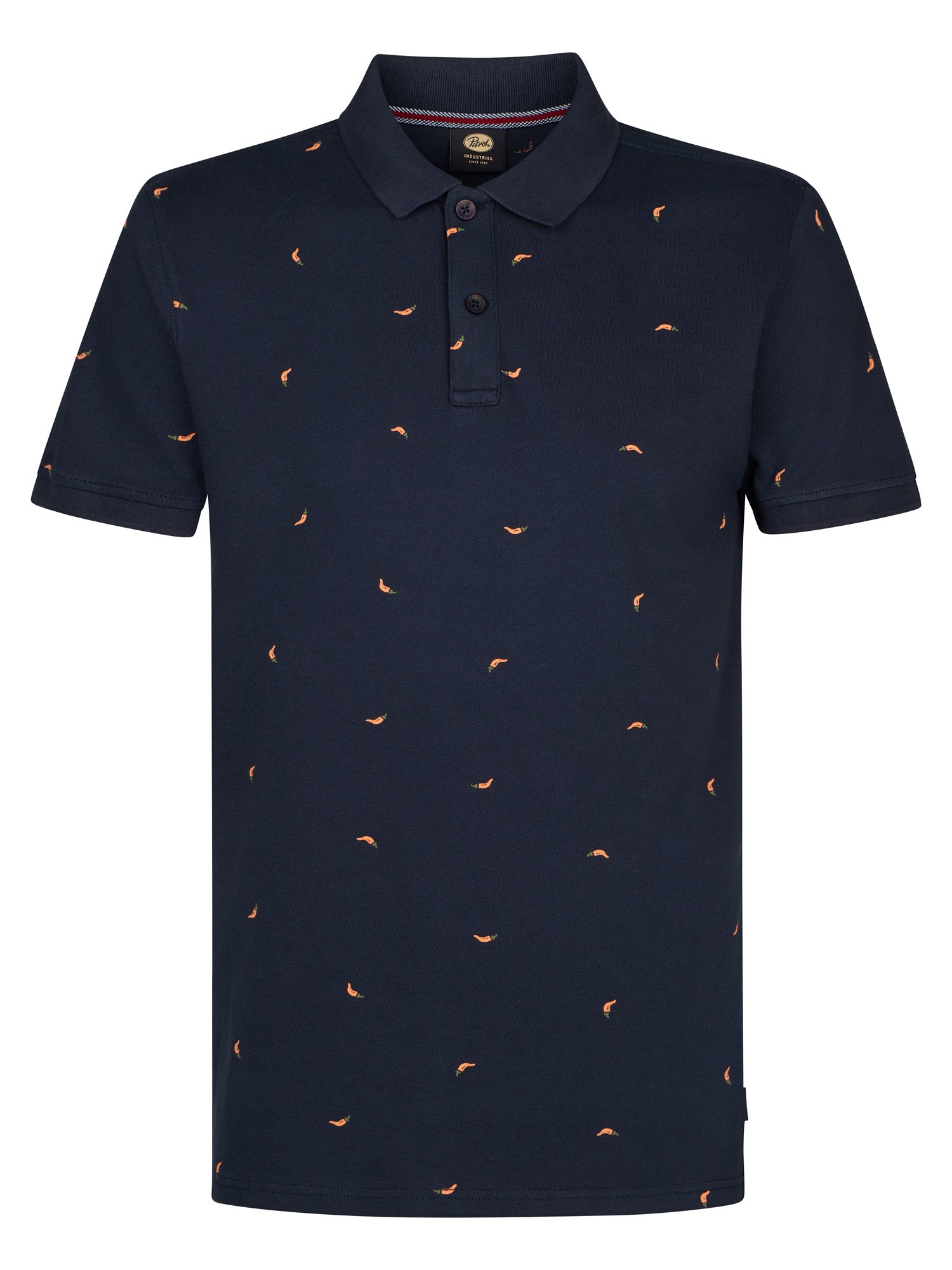 Petrol Industries Men Polo Short Sleeve Regular Fit Navy Blue