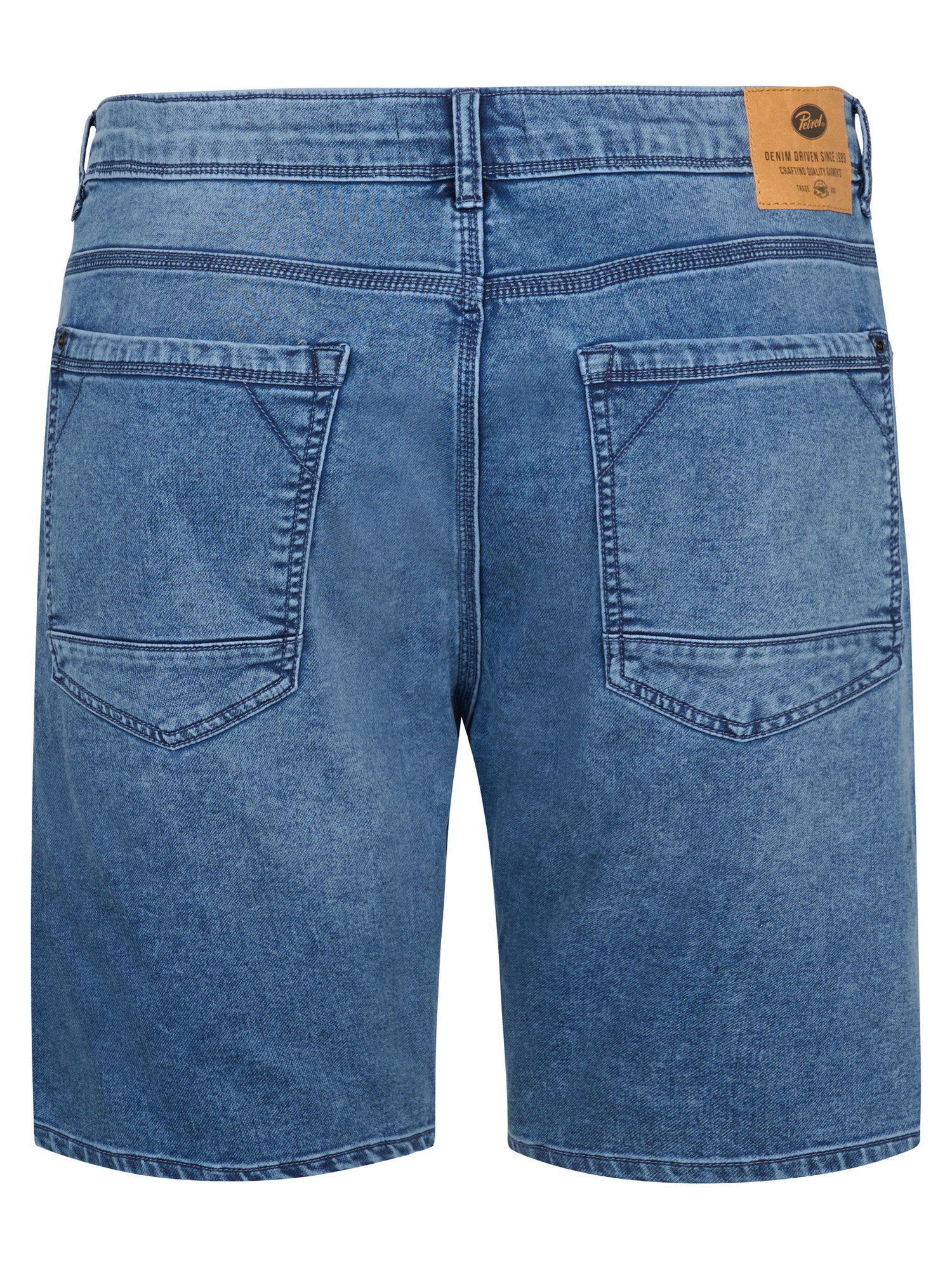 Petrol Industries Men JACKSON - Men Denim Jogg Short Regular Plus Fit Light Used