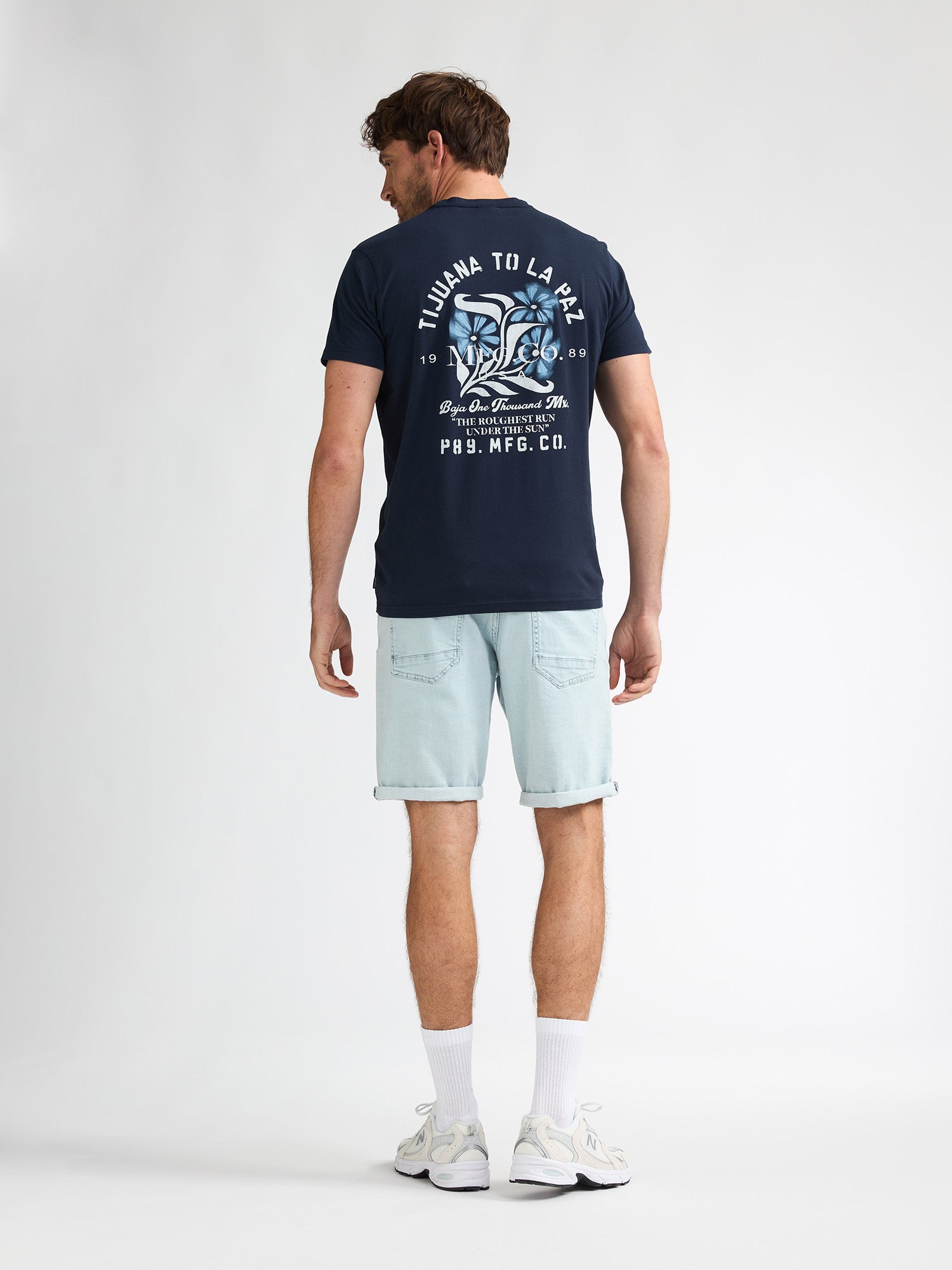 Petrol Industries Men BASSANO - Men Denim Short Regular Fit Regular Fit Light Stone