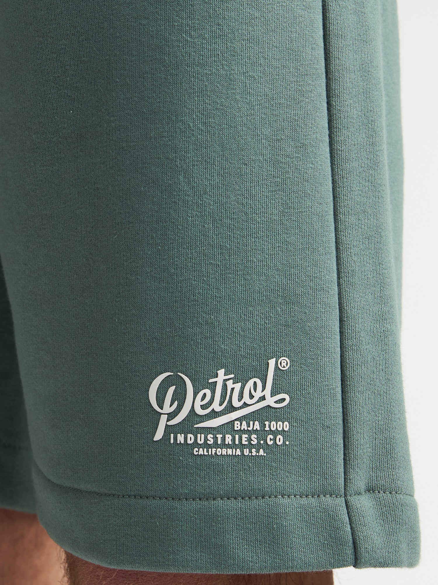 Petrol Industries Men Short Jogging Sweat Fit Oil Green