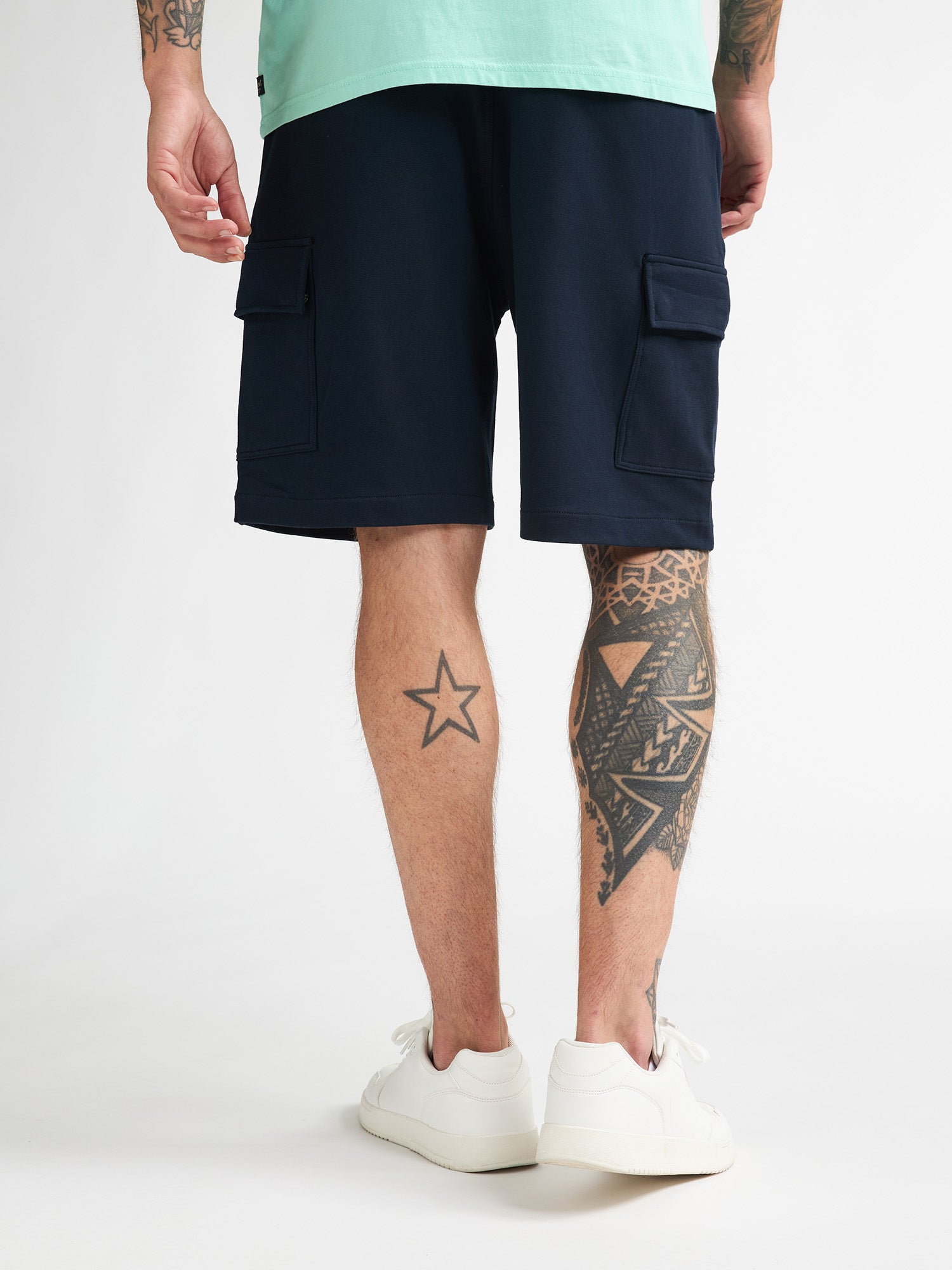 Petrol Industries Men Short Jogging Sweat Fit Navy Blue