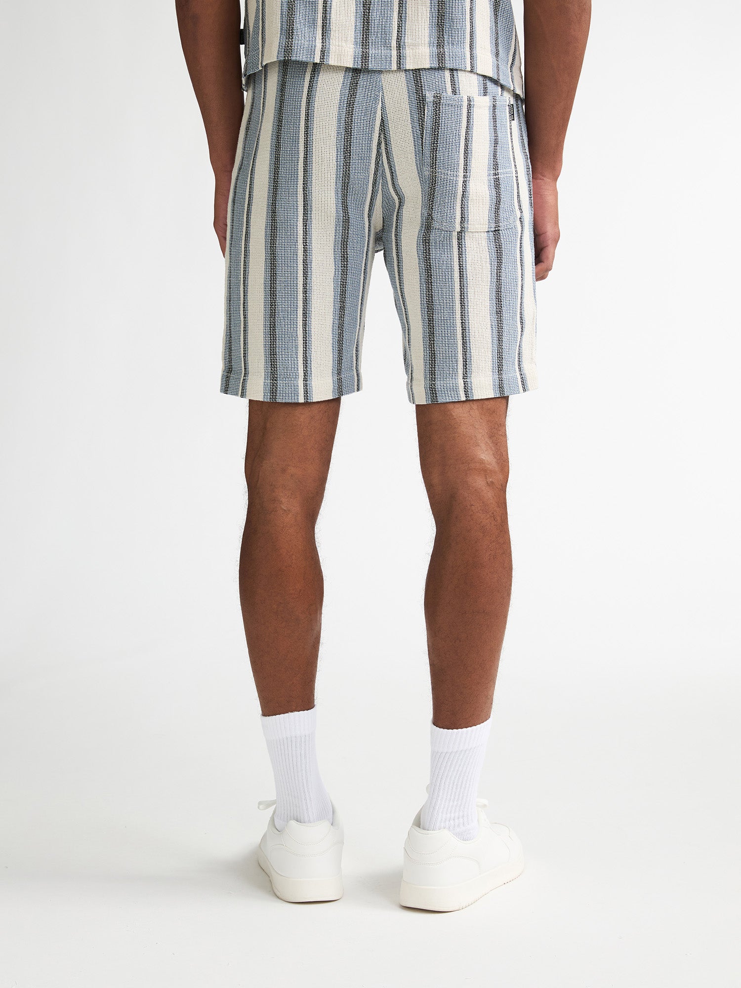 Petrol Industries Men Shorts Chino Fit Marble Blue