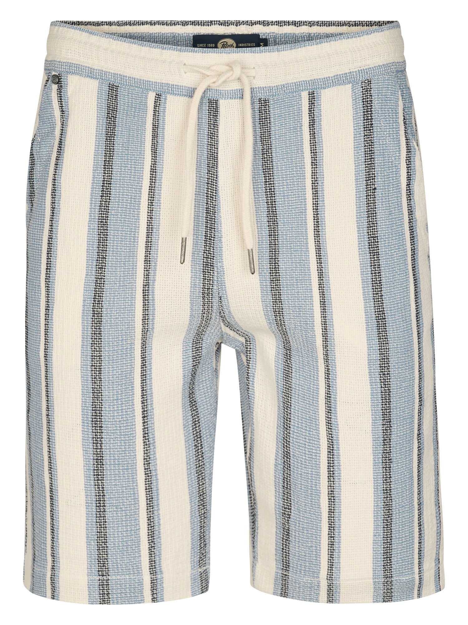 Petrol Industries Men Shorts Chino Fit Marble Blue