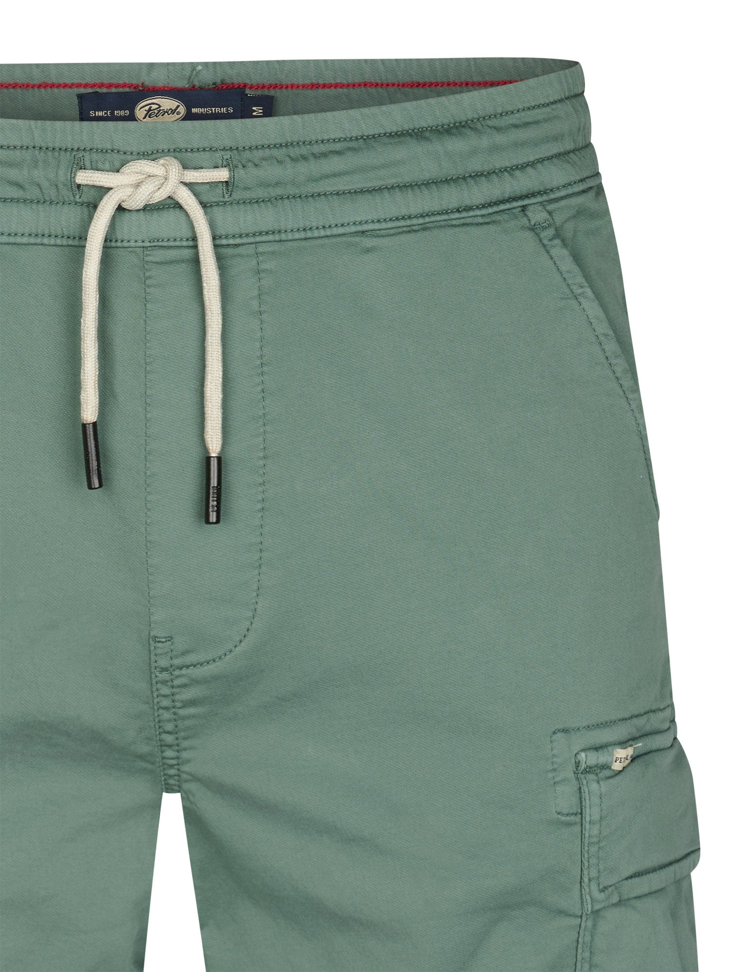Petrol Industries Men Shorts Cargo Fit Oil Green