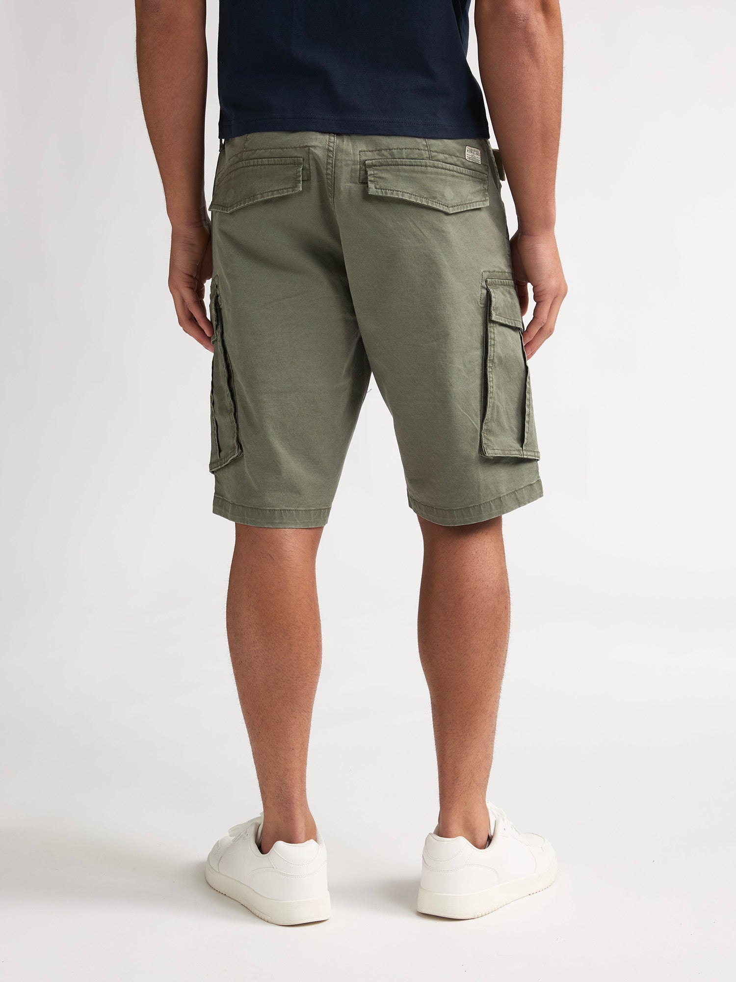 Petrol Industries Men Shorts Cargo Fit Dusty Army