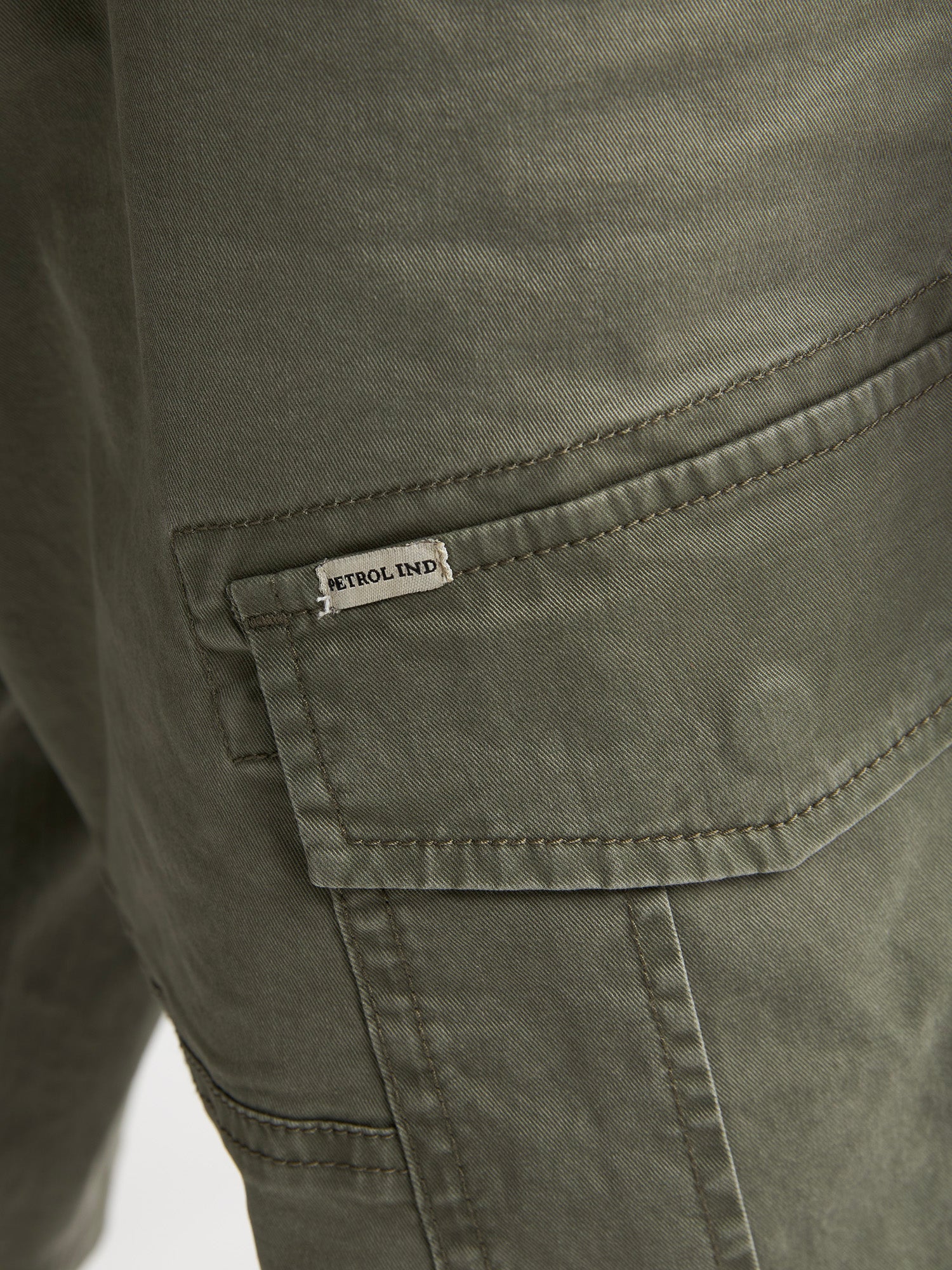 Petrol Industries Men Shorts Cargo Fit Dusty Army