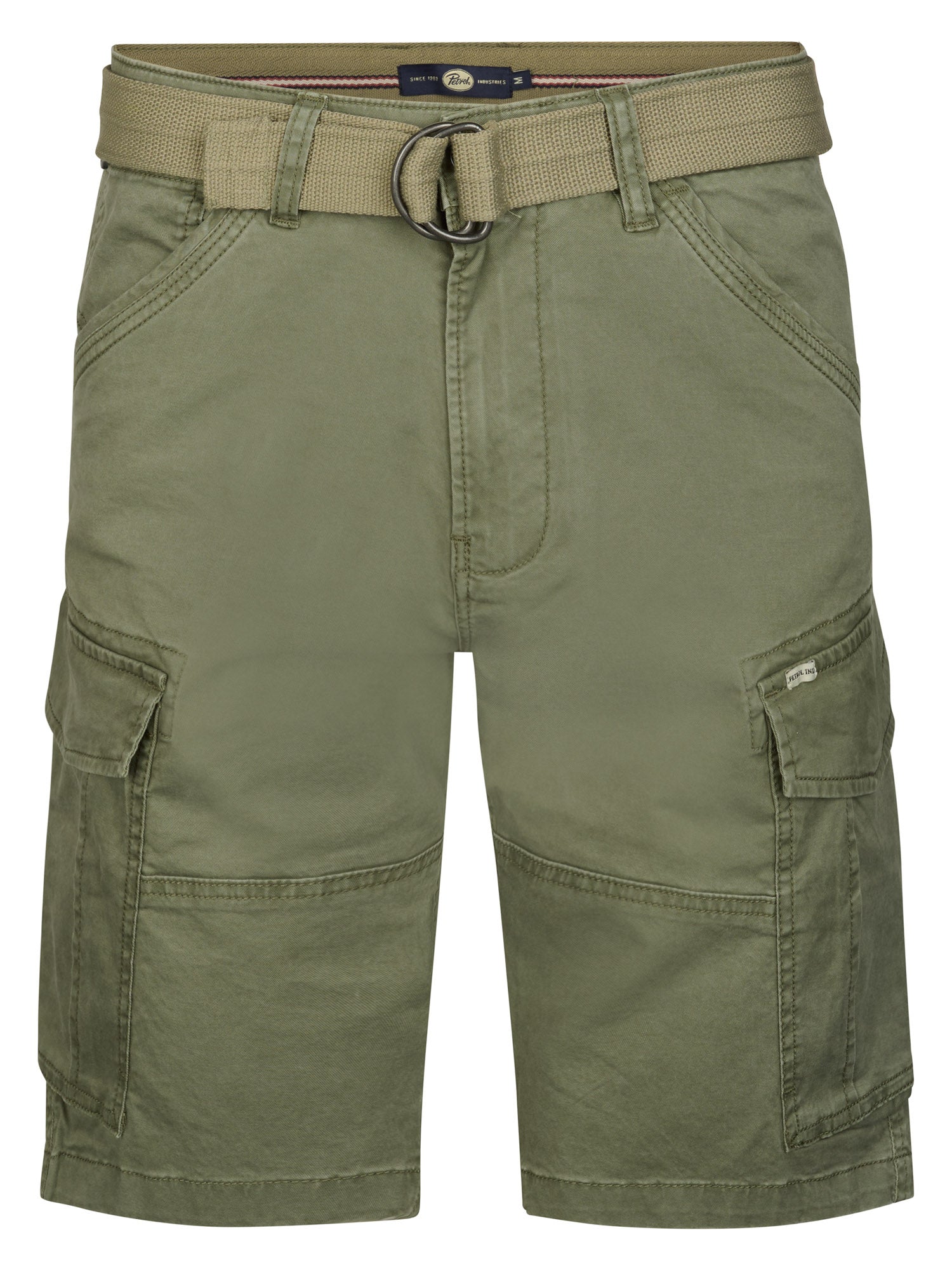 Petrol Industries Men Shorts Cargo Fit Dusty Army