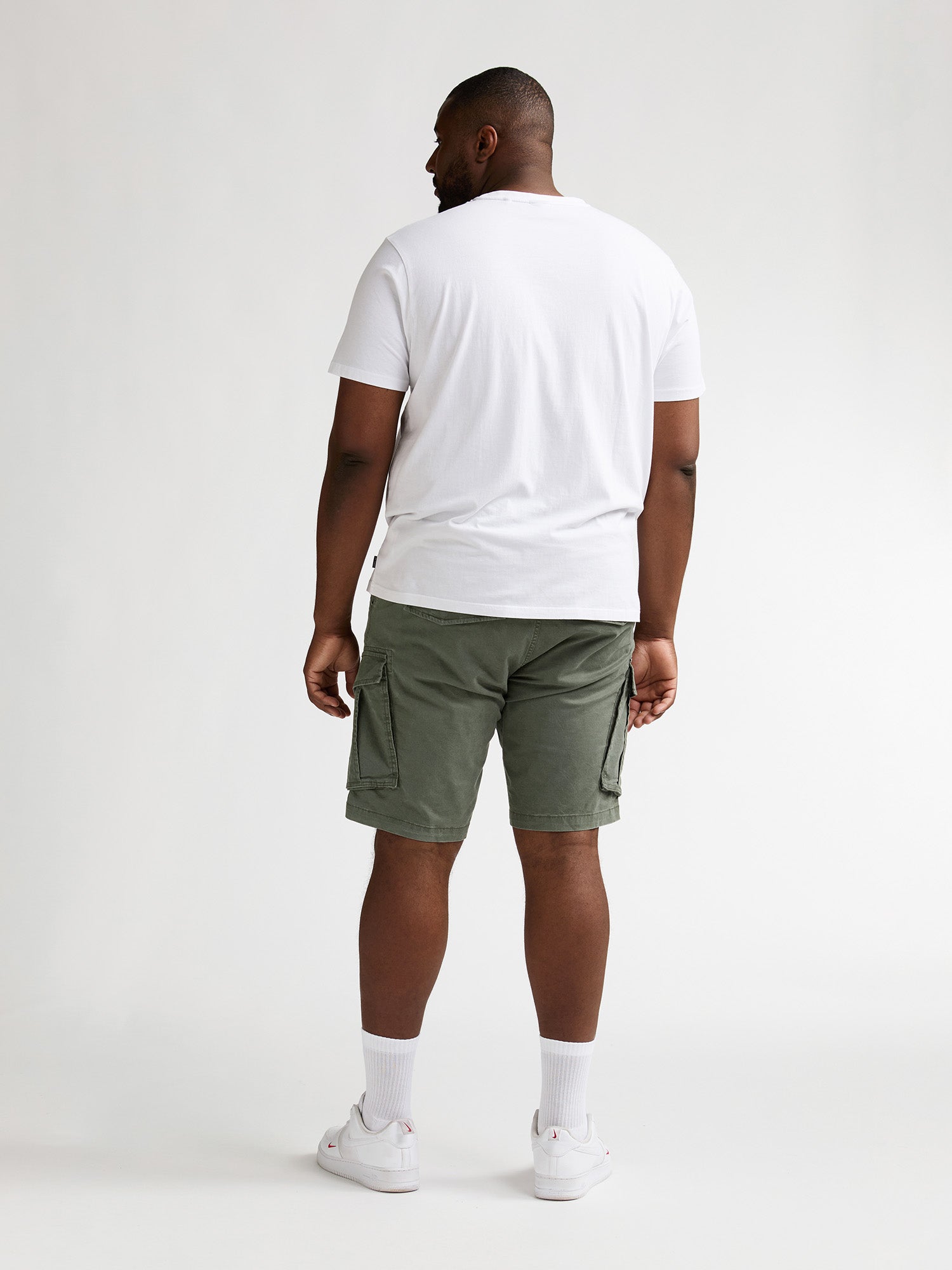 Petrol Industries Men Shorts Cargo Plus Fit Dusty Army