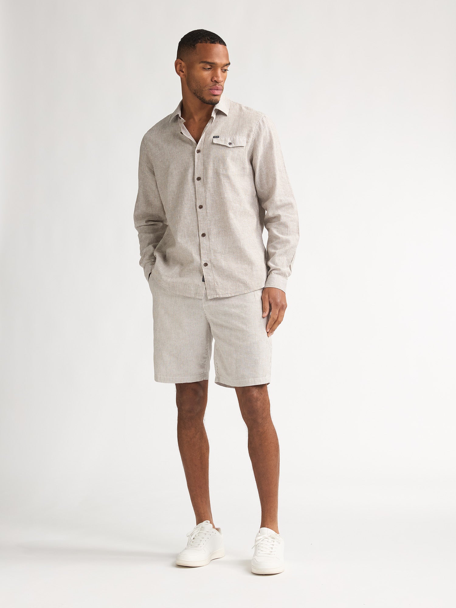 Petrol Industries Men Shorts Chino Fit Light Tan
