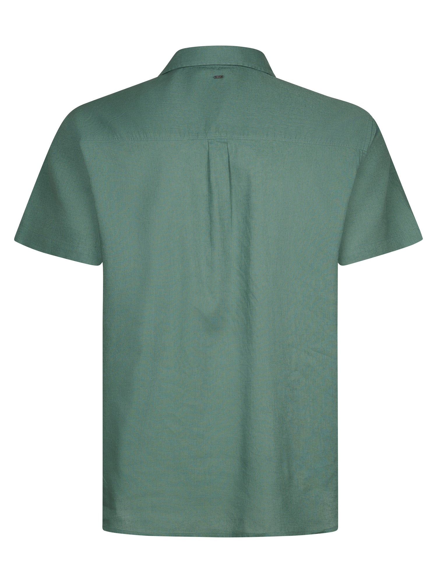 Petrol Industries Men Shirt Short Sleeve Uni Regular Plus Fit Oil Green