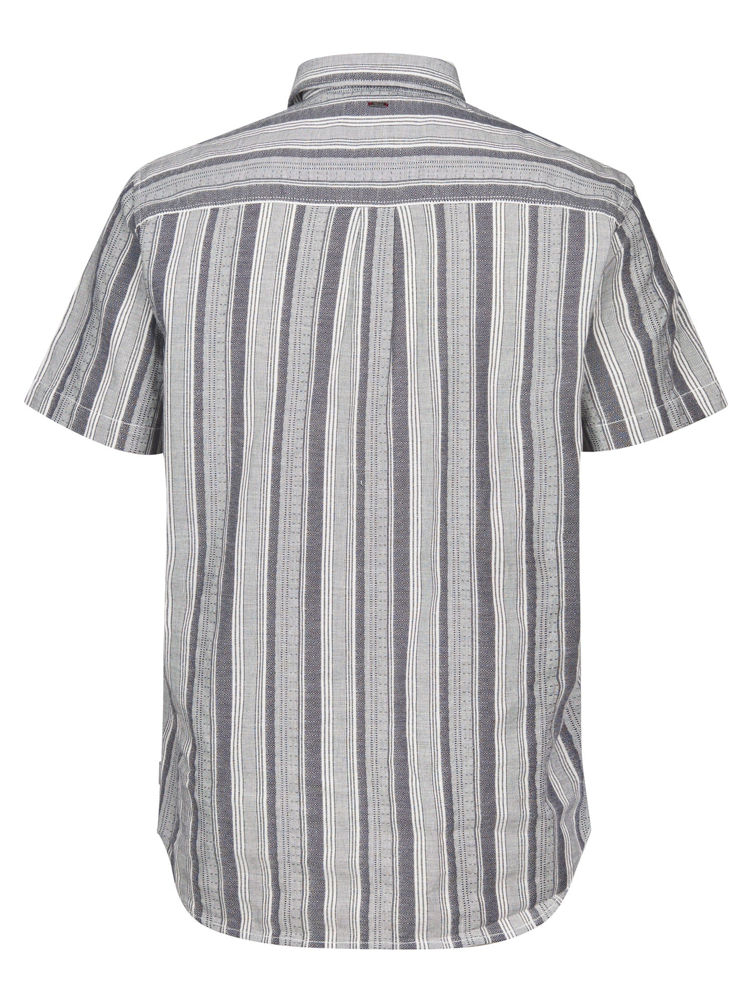 Petrol Industries Men Shirt Short Sleeve Uni Regular Fit Navy Blue