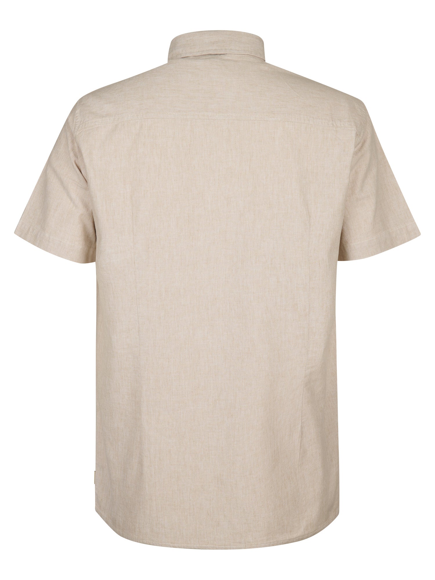 Petrol Industries Men Shirt Short Sleeve Uni Regular Fit Light Tan