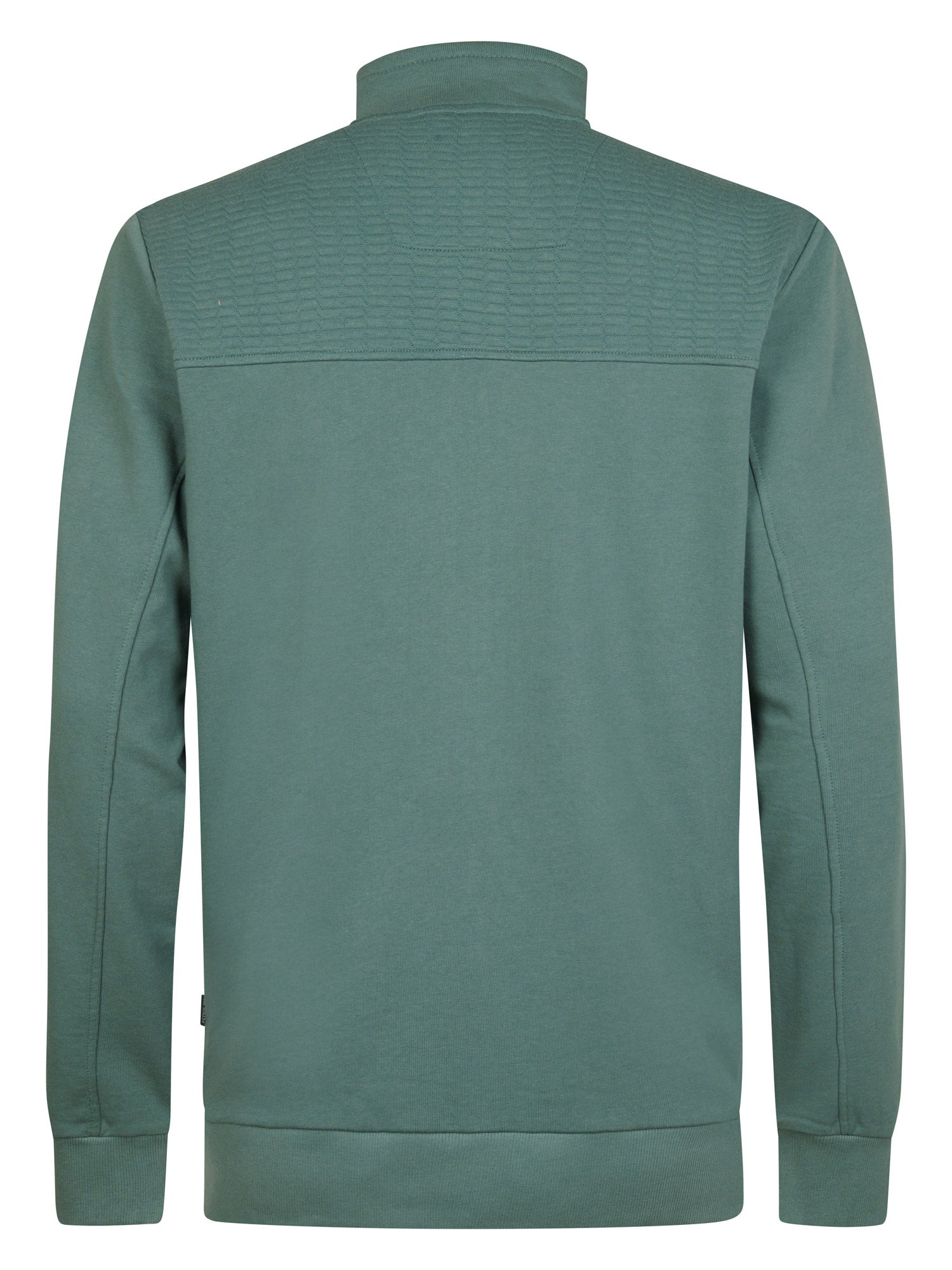 Petrol Industries Men Sweater Collar Zip Regular Fit Oil Green
