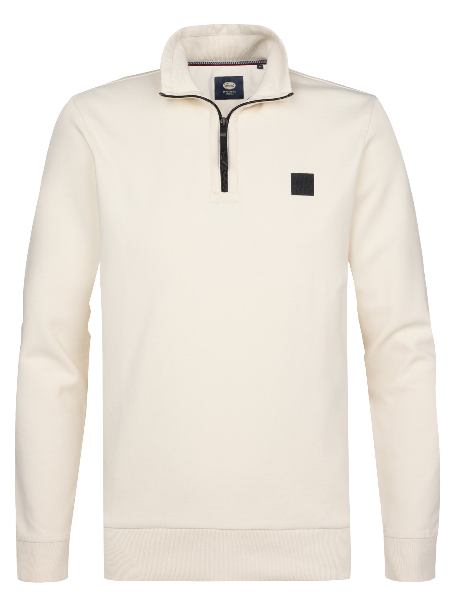 Petrol Industries Men Sweater Collar Zip Regular Fit Seashell