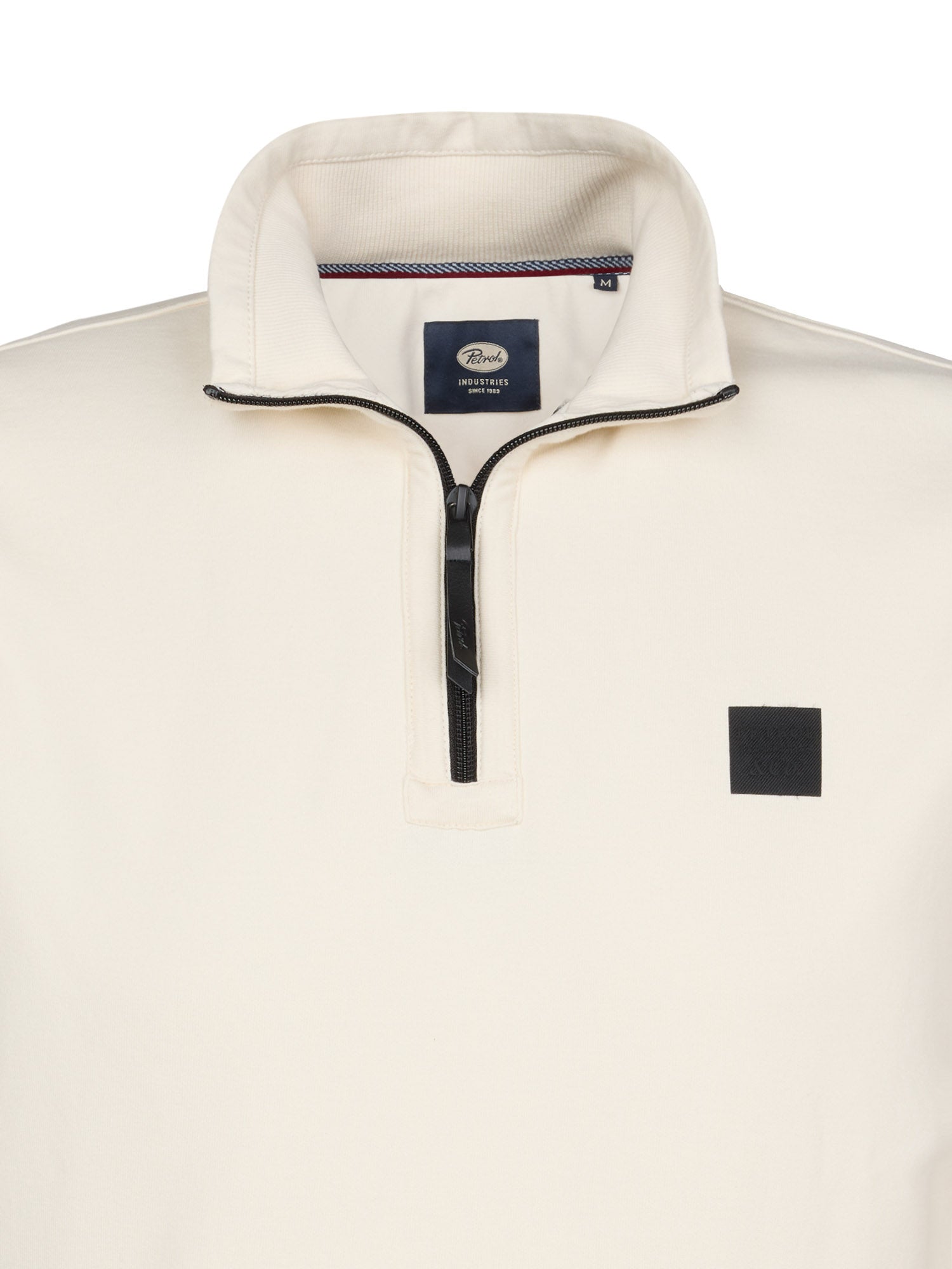 Petrol Industries Men Sweater Collar Zip Regular Fit Seashell