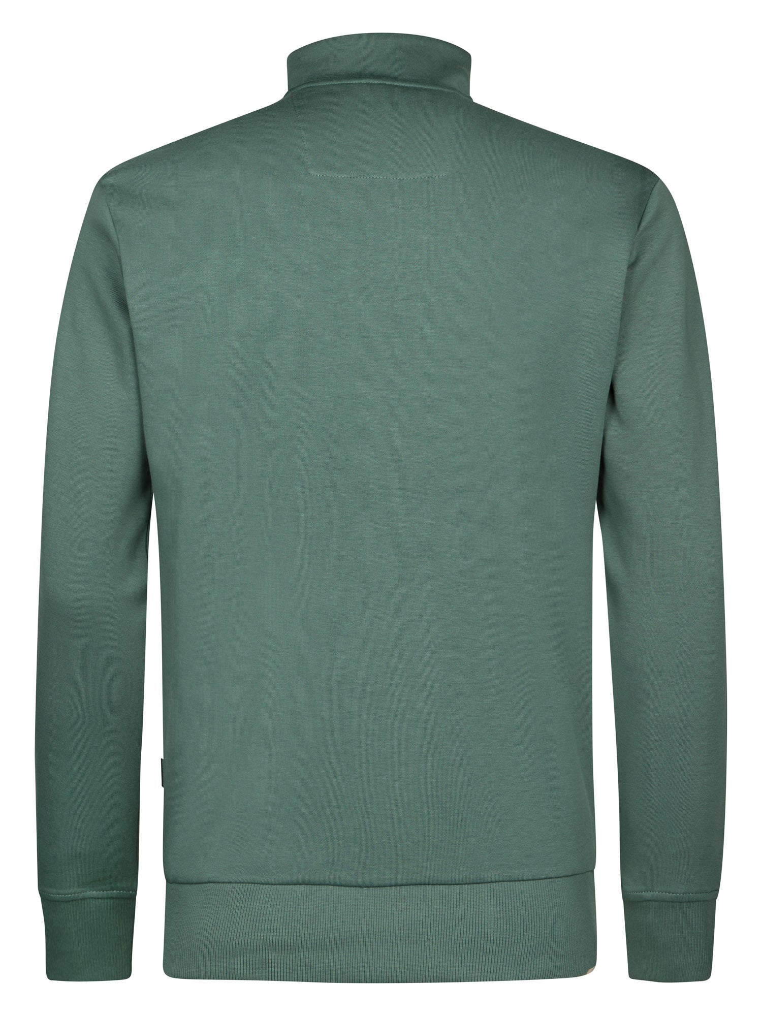 Petrol Industries Men Sweater Collar Zip Regular Fit Oil Green