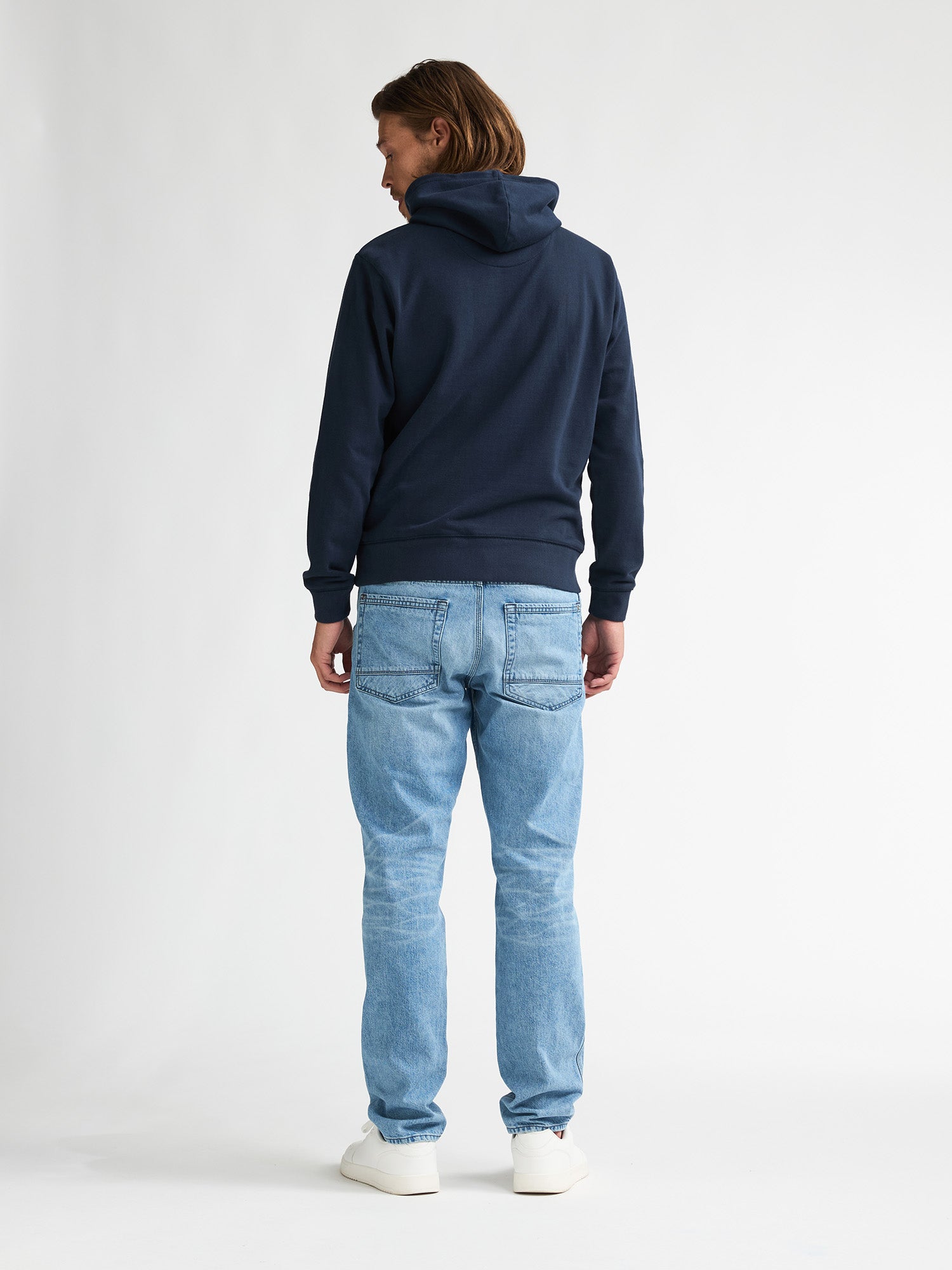 Petrol Industries Men Sweater Hooded Regular Fit Navy Blue