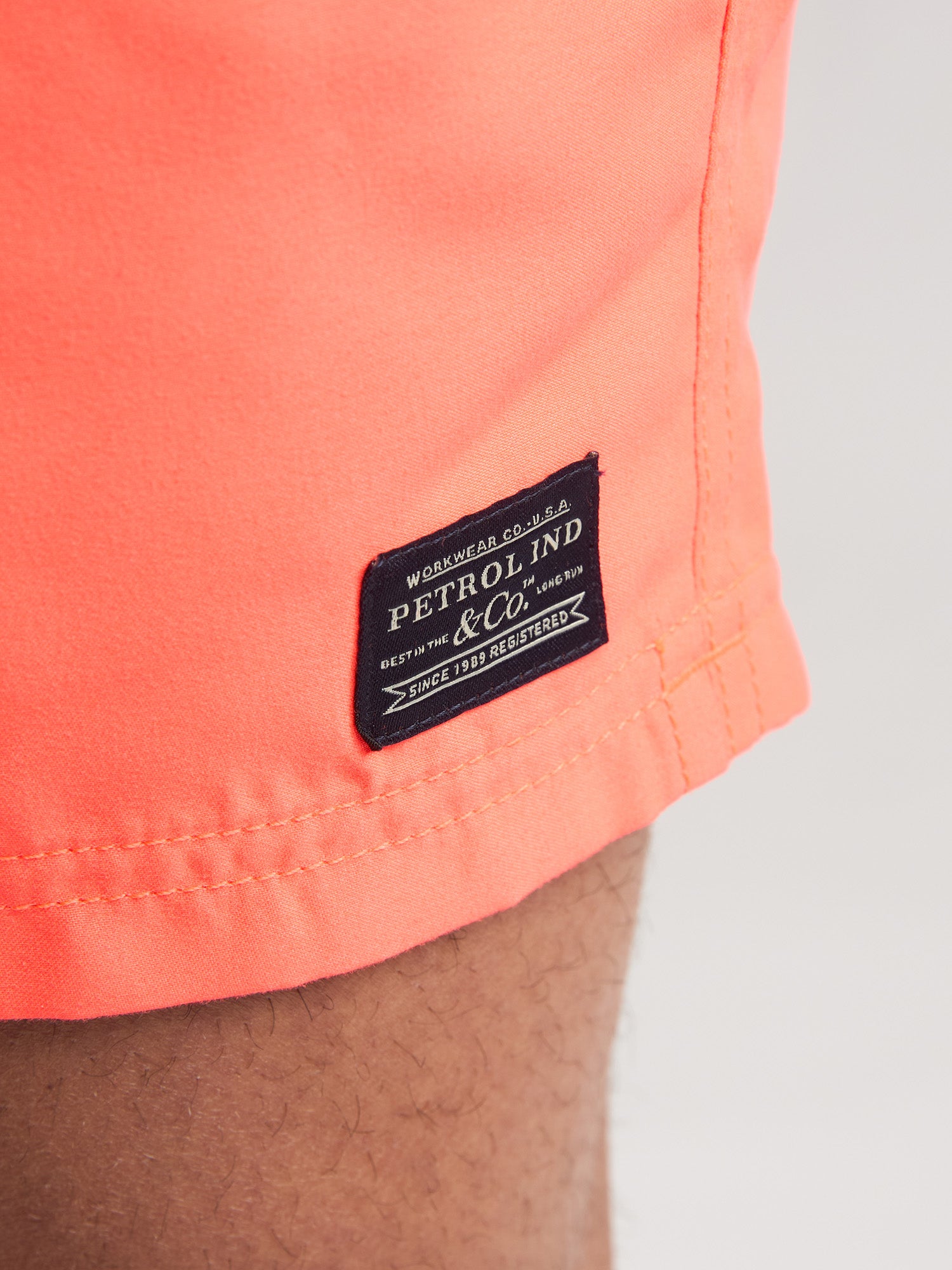 Petrol Industries Men Swimshort Regular Fit Fiery Coral