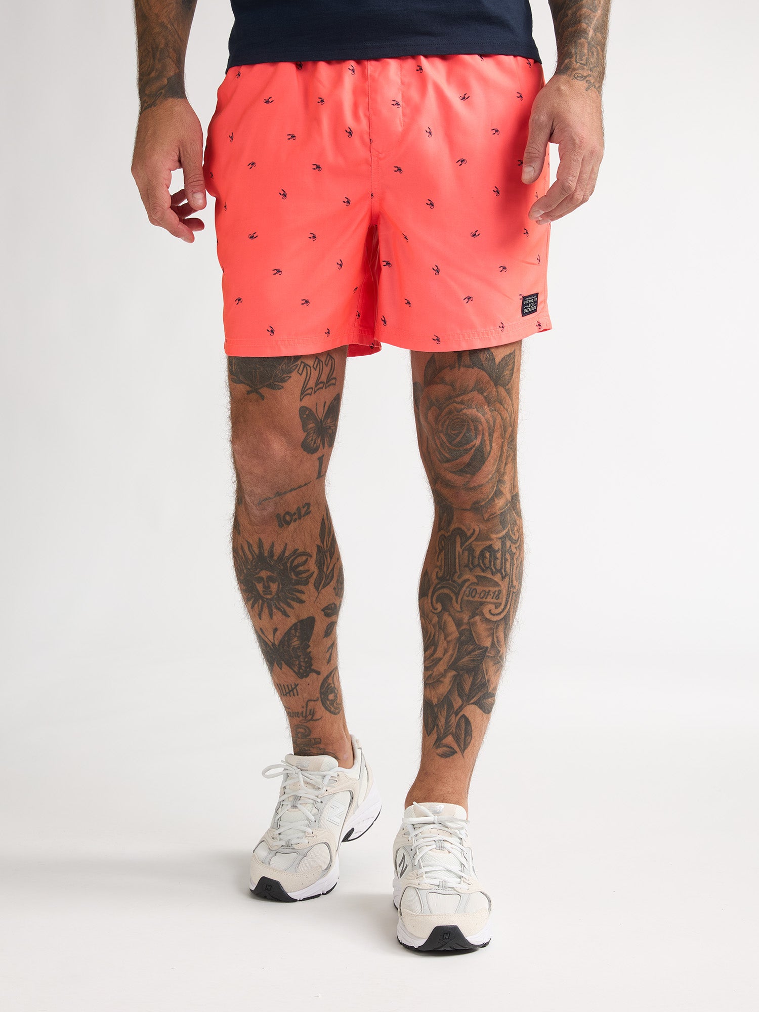 Petrol Industries Men Swimshort Regular Fit Fiery Coral