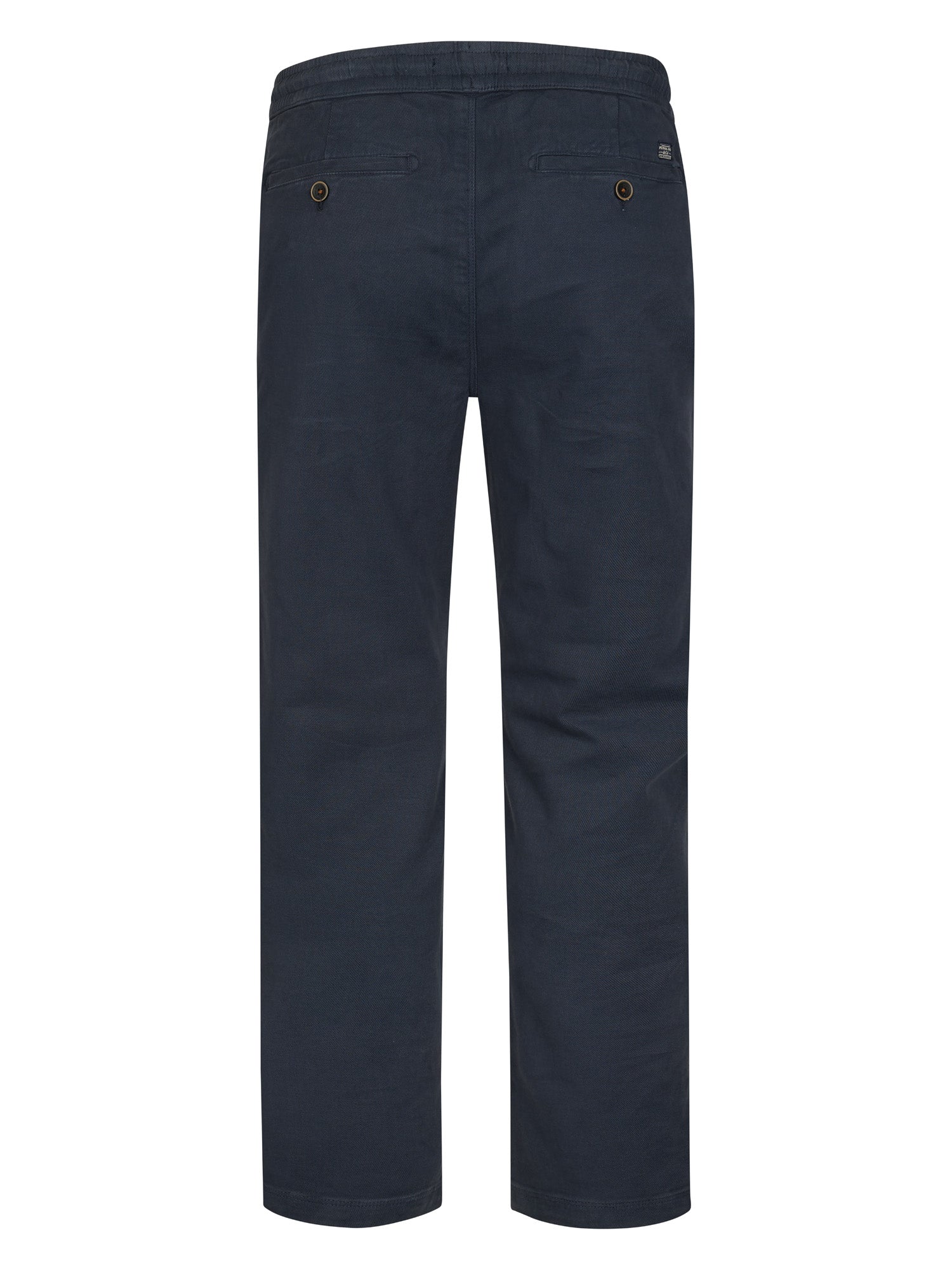 Petrol Industries Men Non Denim Trouser Tapered Fit Elastic Waistband Navy Blue