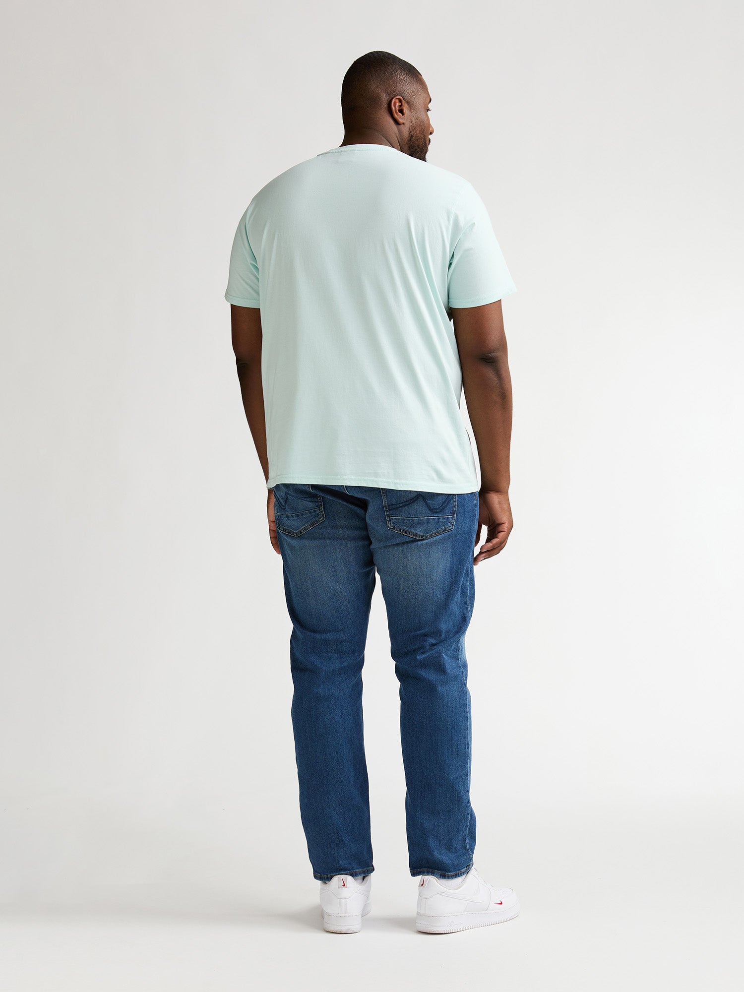 Petrol Industries Men T-Shirt Short Sleeve Regular Plus Fit Cool Mint