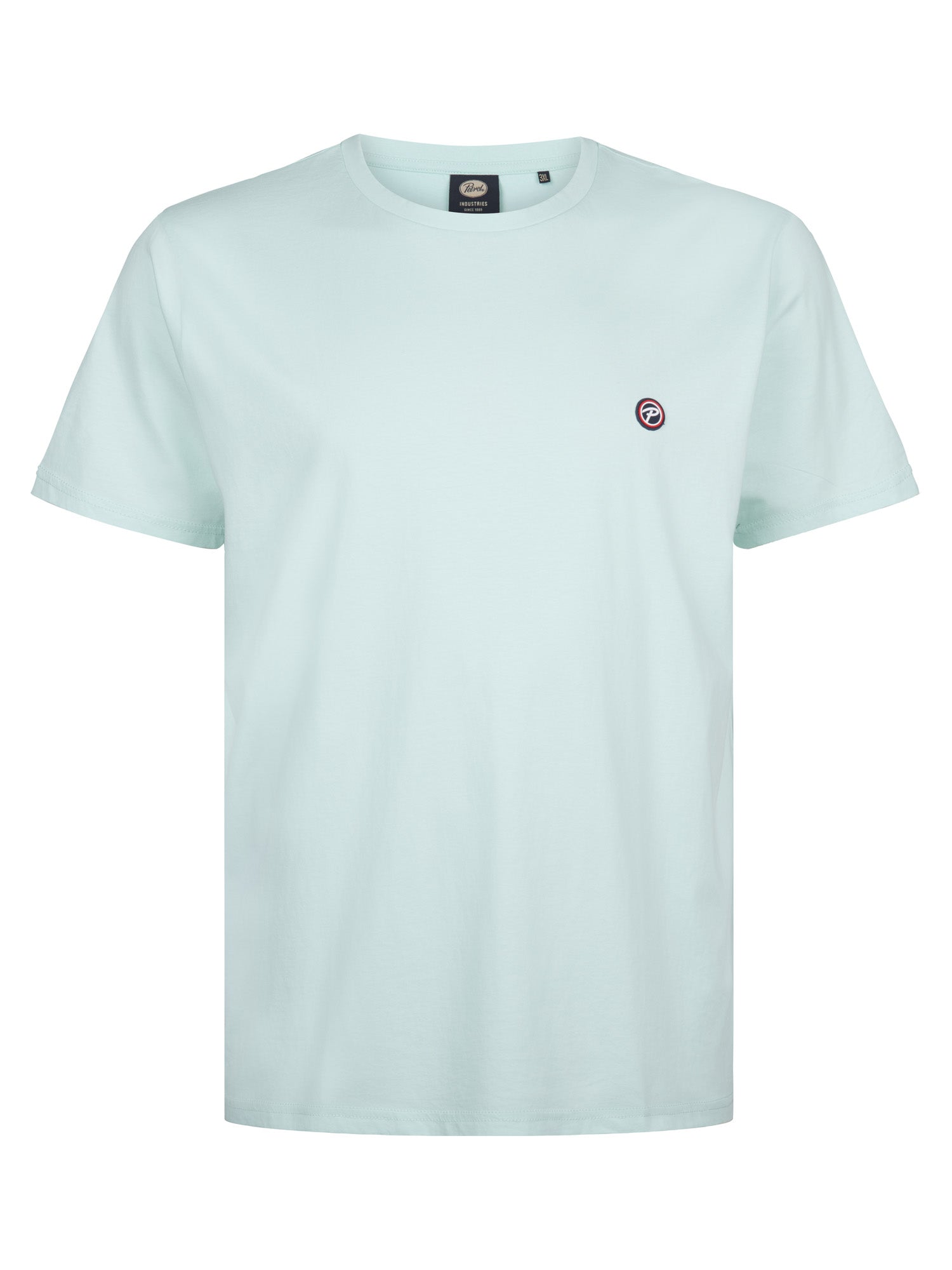 Petrol Industries Men T-Shirt Short Sleeve Regular Plus Fit Cool Mint
