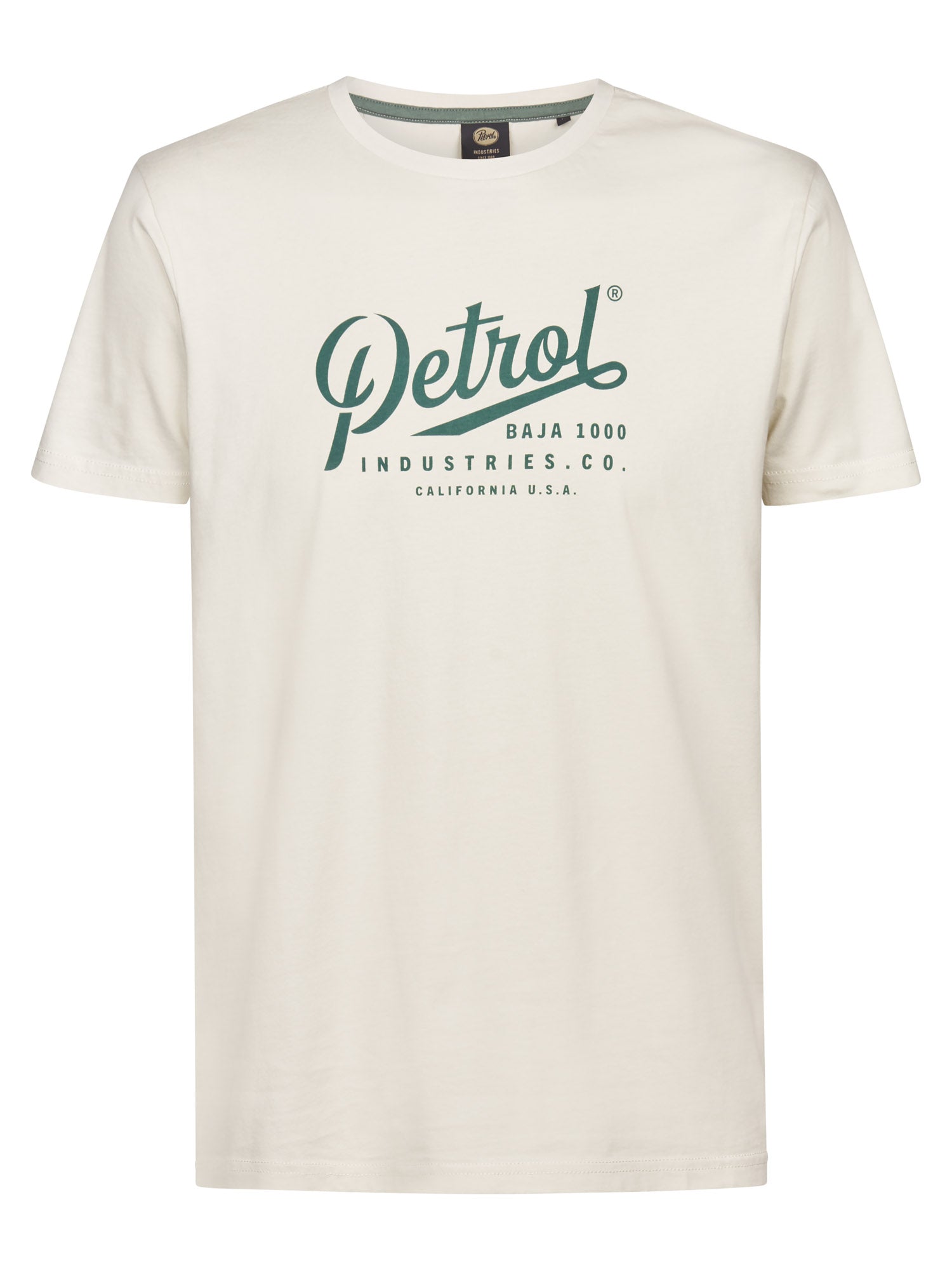 Petrol Industries Men T-Shirt Short Sleeve Classic Print Regular Fit Seashell
