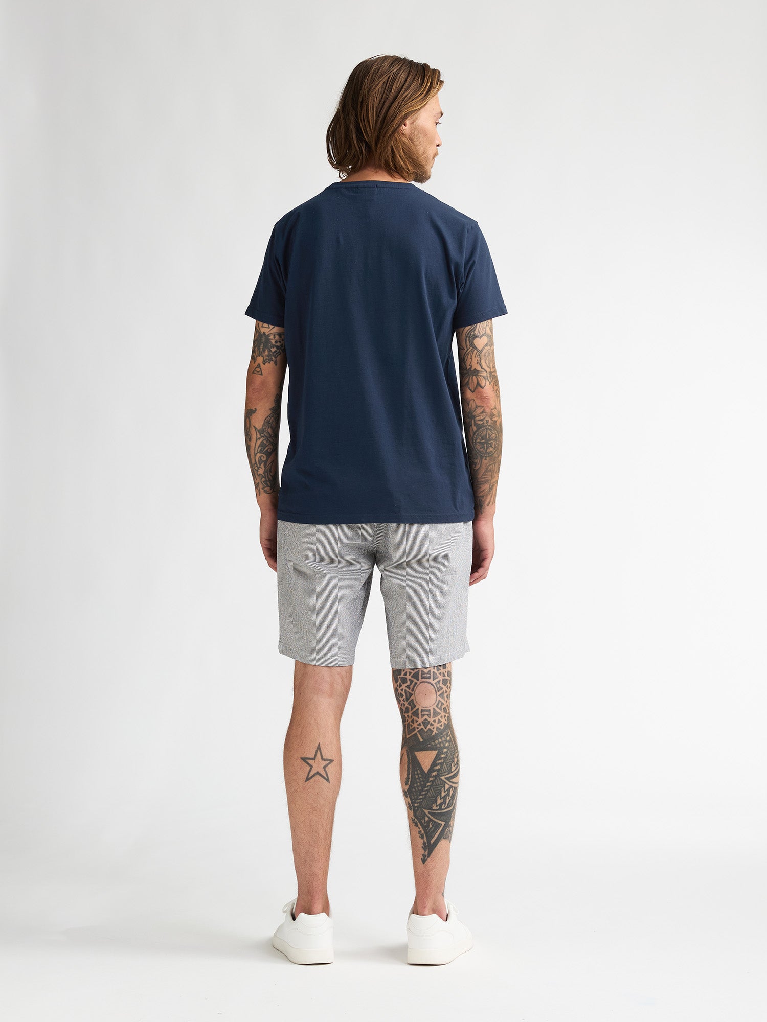 Petrol Industries Men T-Shirt Short Sleeve Classic Print Regular Fit Navy Blue