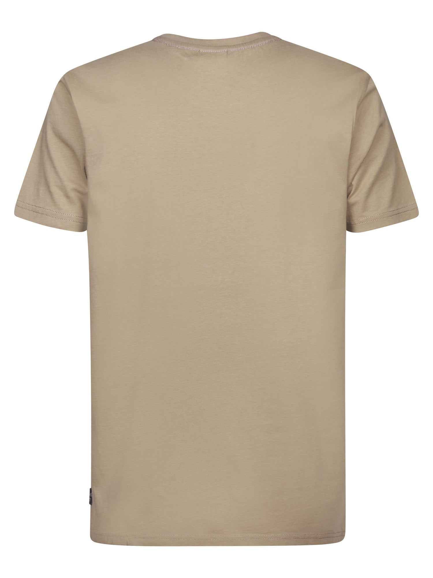 Petrol Industries Men T-Shirt Short Sleeve Classic Print Regular Fit Light Tan