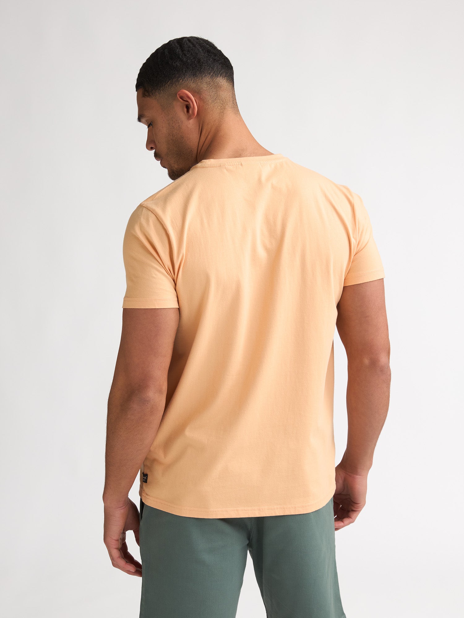 Petrol Industries Men T-Shirt Short Sleeve Classic Print Regular Fit Tropical Orange