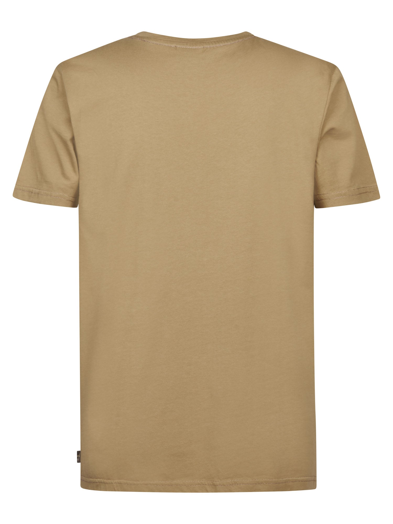 Petrol Industries Men T-Shirt Short Sleeve Classic Print Regular Fit Light Tan