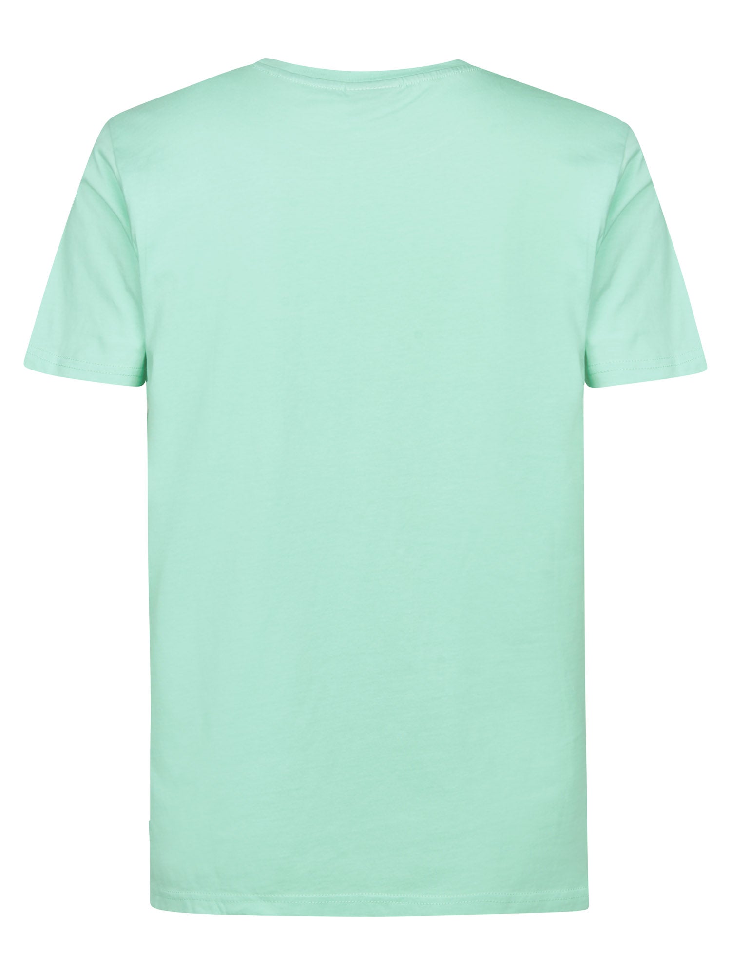 Petrol Industries Men T-Shirt Short Sleeve Classic Print Regular Fit Green Aqua