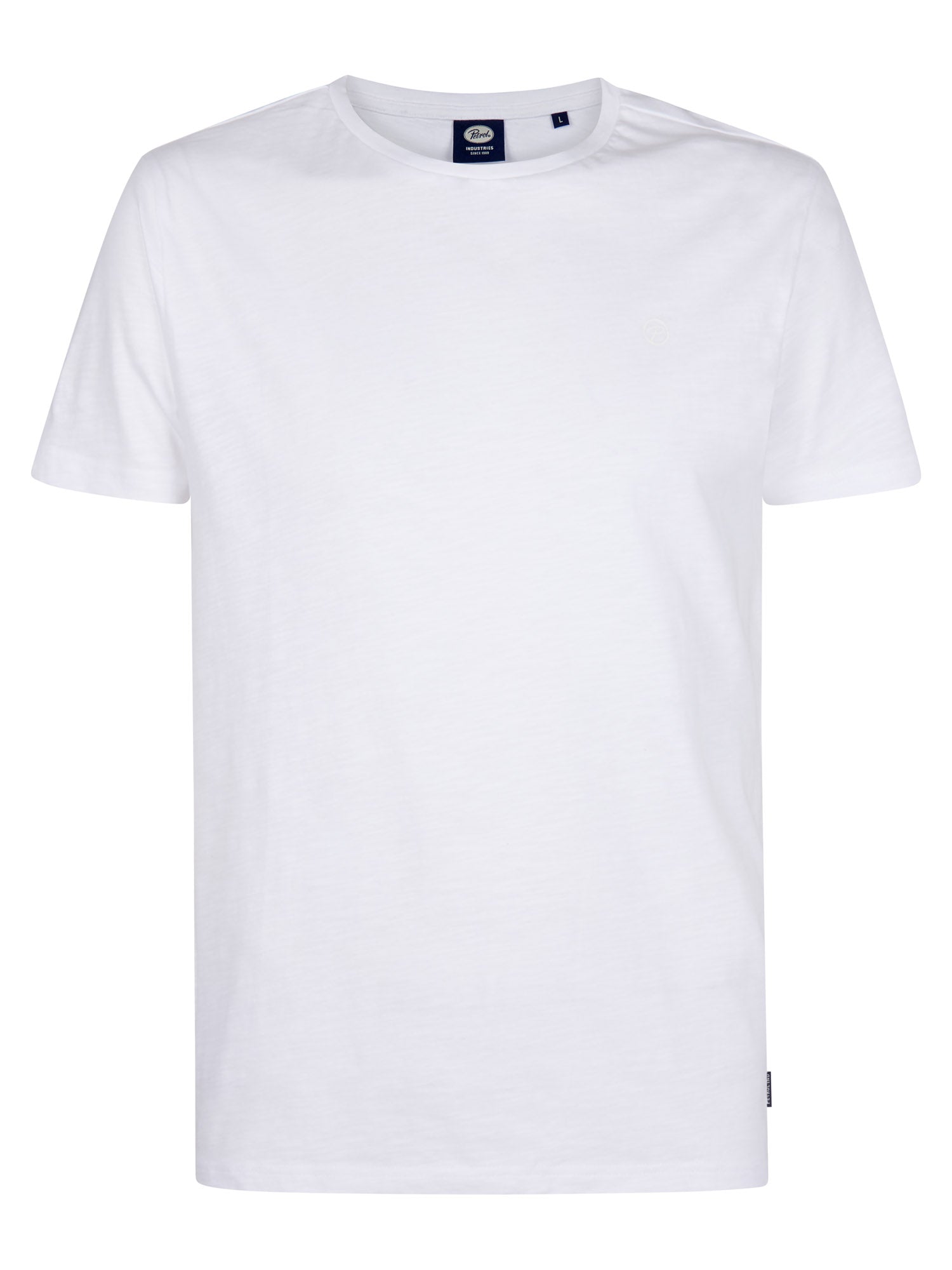Petrol Industries Men T-Shirt Short Sleeve Regular Fit Bright White