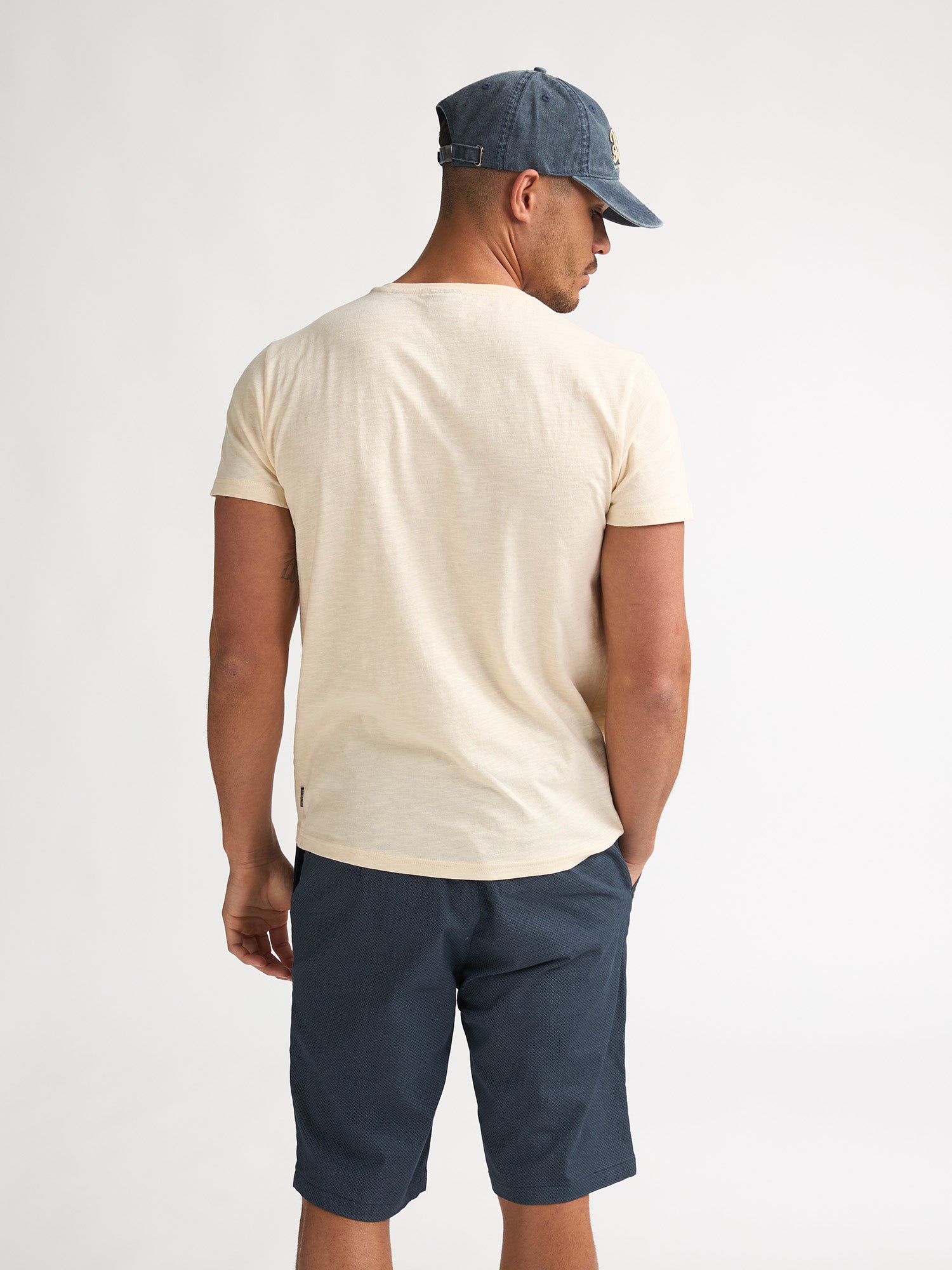 Petrol Industries Men T-Shirt Short Sleeve Regular Fit Seashell