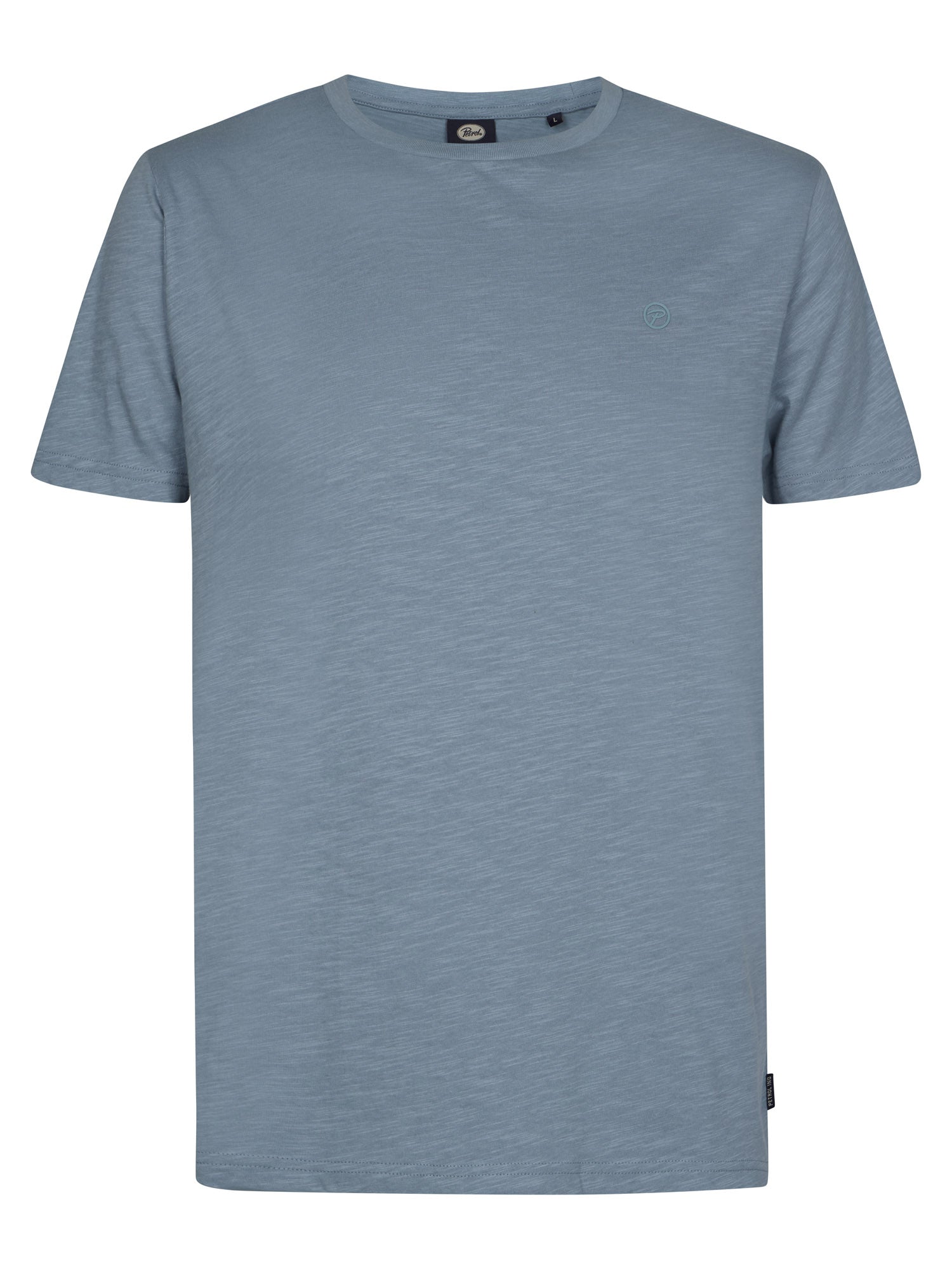 Petrol Industries Men T-Shirt Short Sleeve Regular Fit Marble Blue