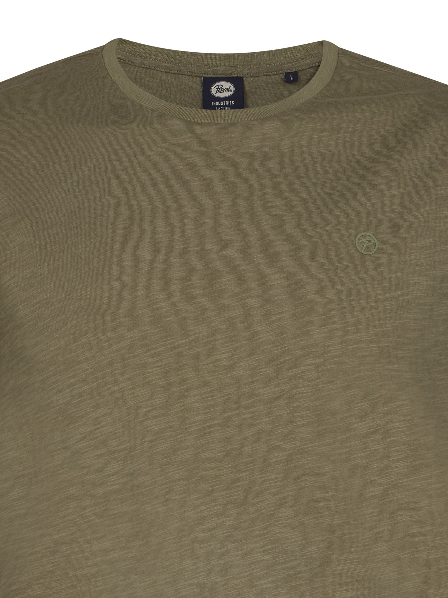 Petrol Industries Men T-Shirt Short Sleeve Regular Fit Dusty Army